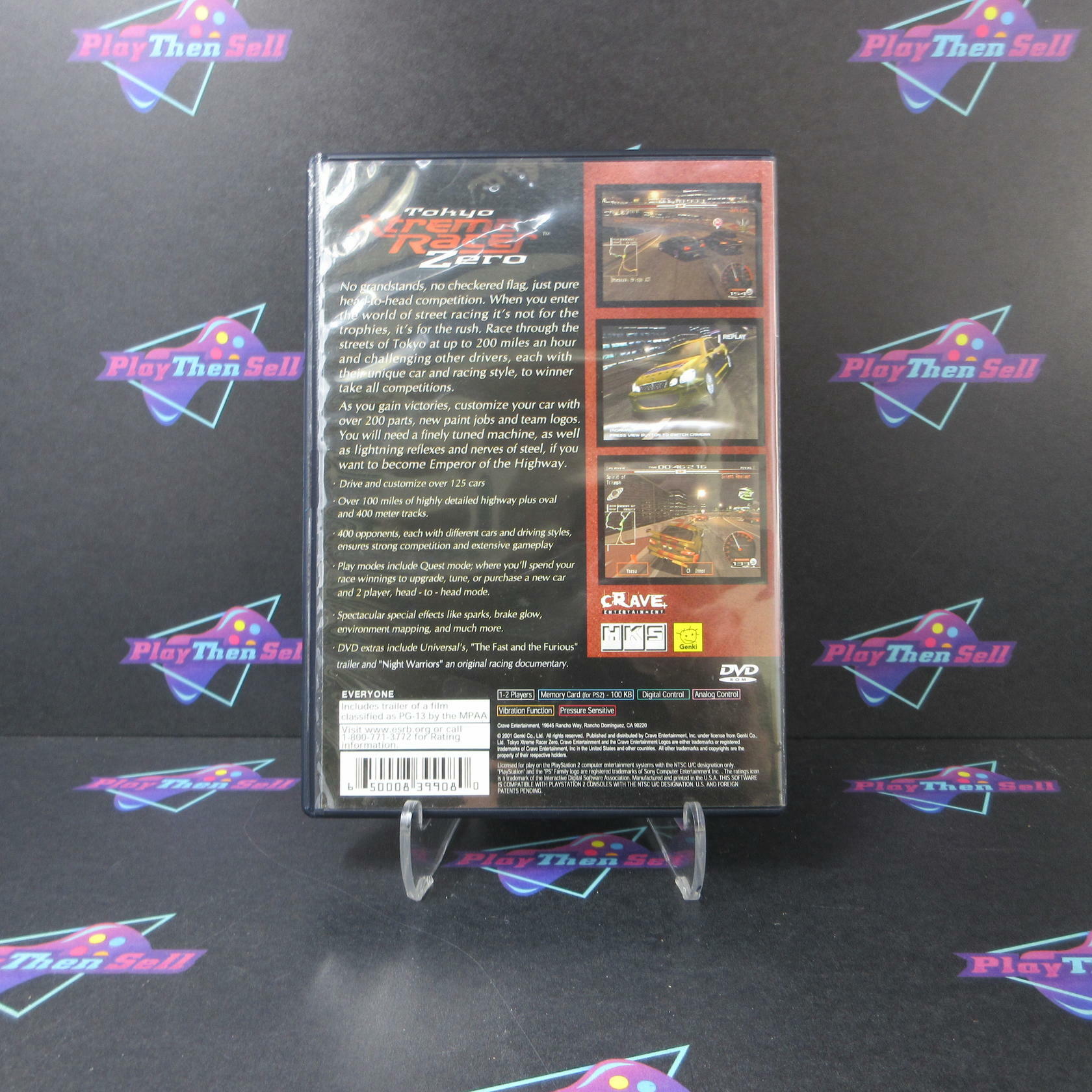 Tokyo Xtreme Racer Zero PS2 PlayStation 2 AD/NM - Very Good