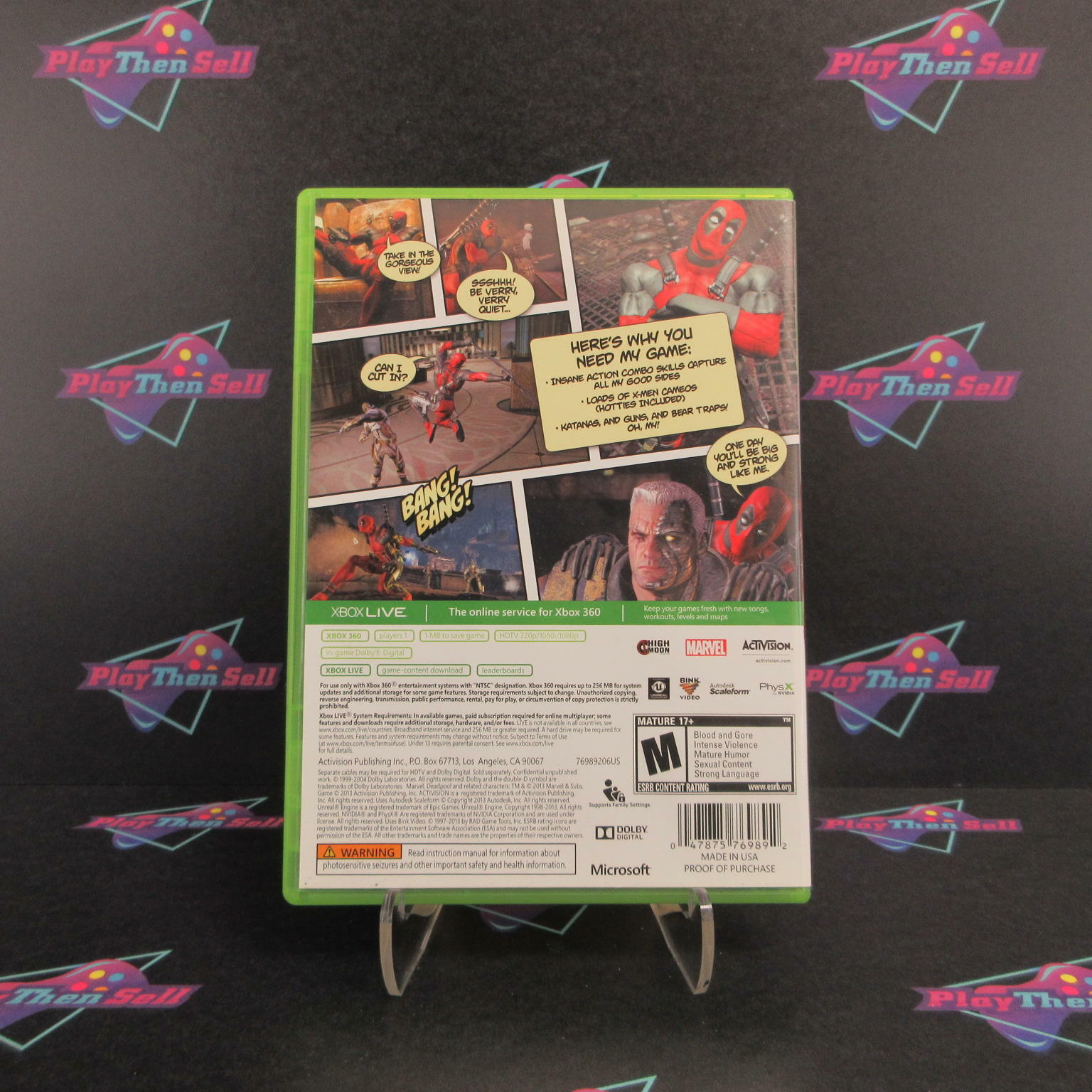 Deadpool Xbox 360 - Like New