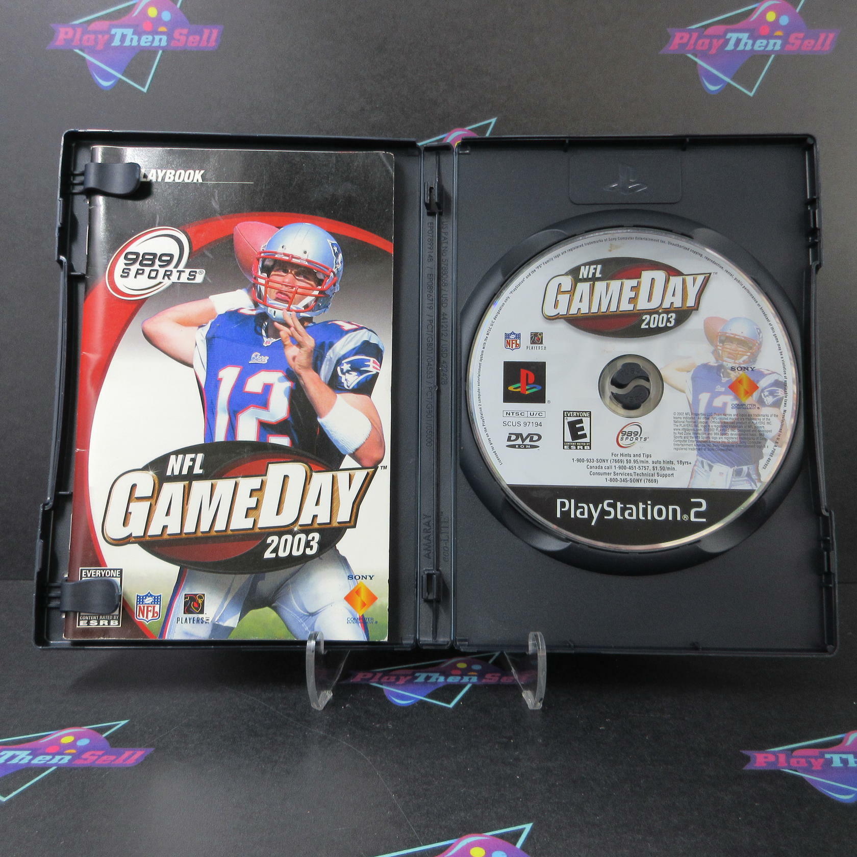 NFL GameDay 2003 + Reg Card PS2 PlayStation 2 AD Complete CIB - Very Good