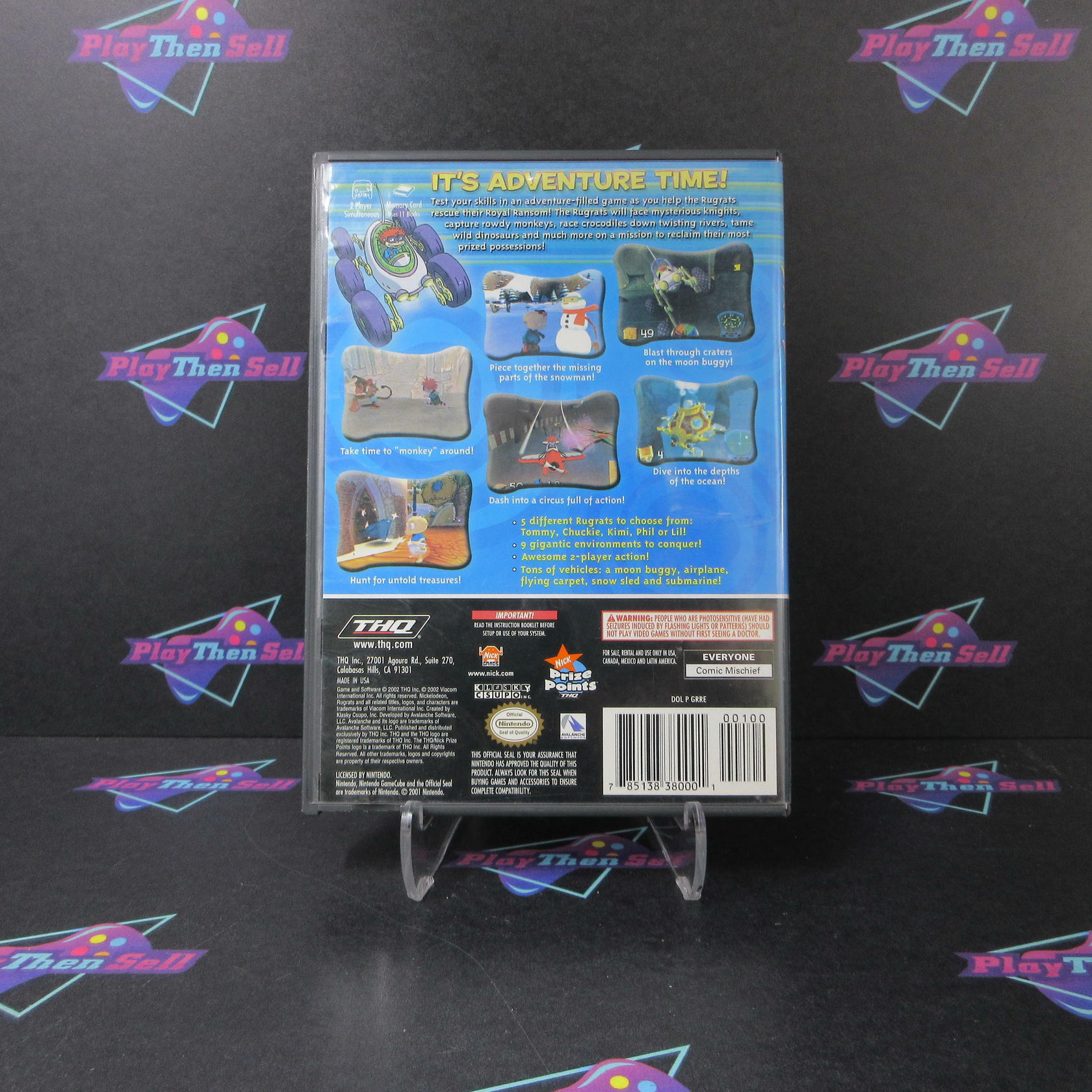 Rugrats Royal Ransom Nintendo GameCube MD Complete CIB - Very Good