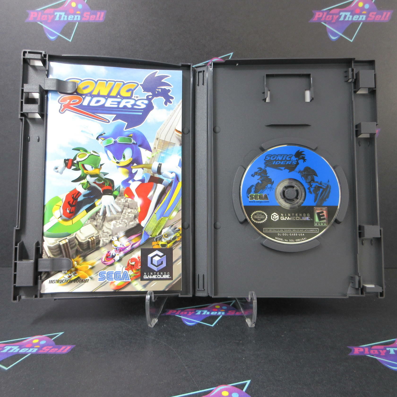 Sonic Riders Nintendo GameCube AD Complete CIB - Very Good