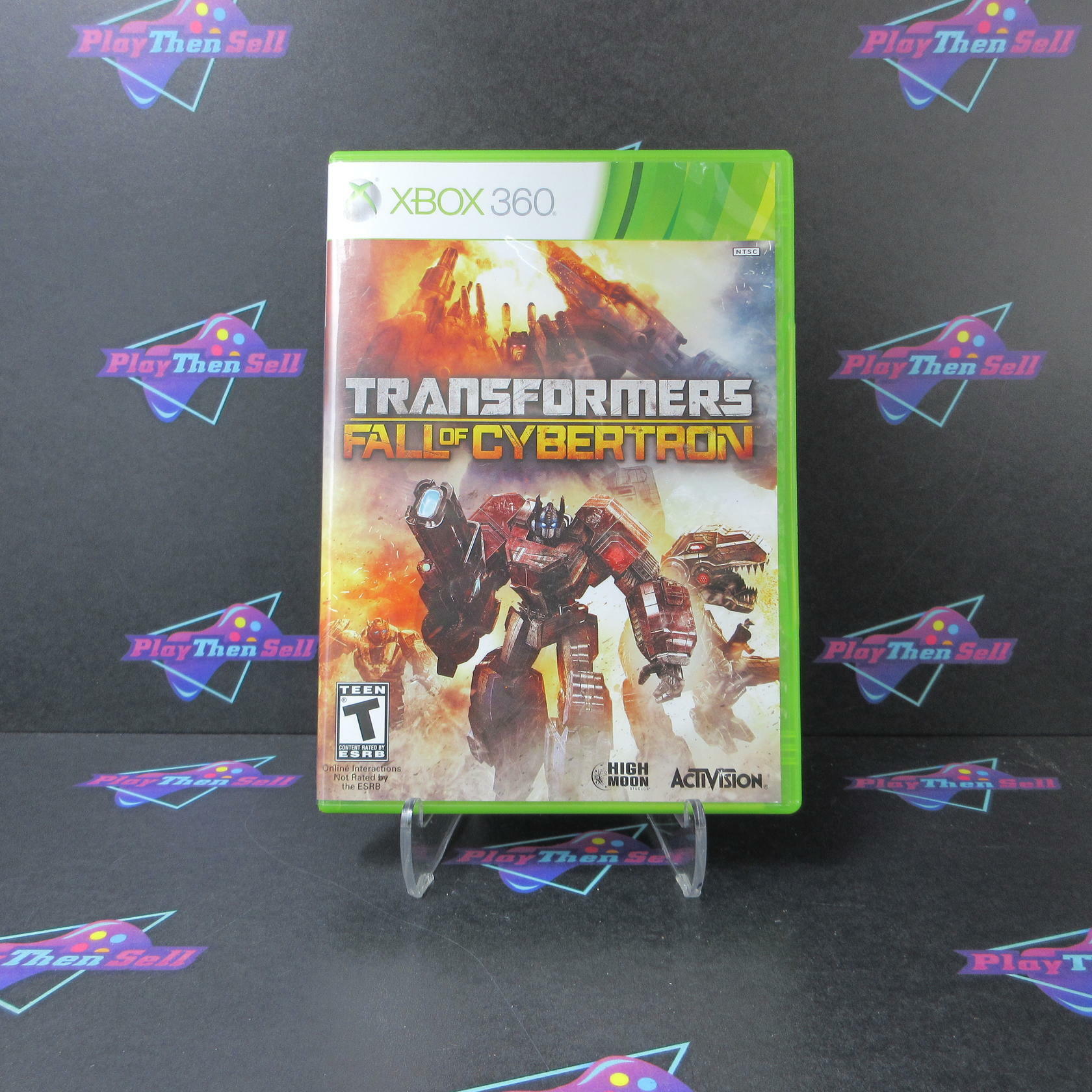 Transformers Fall of Cybertron Xbox 360 AD Complete CIB - Very Good