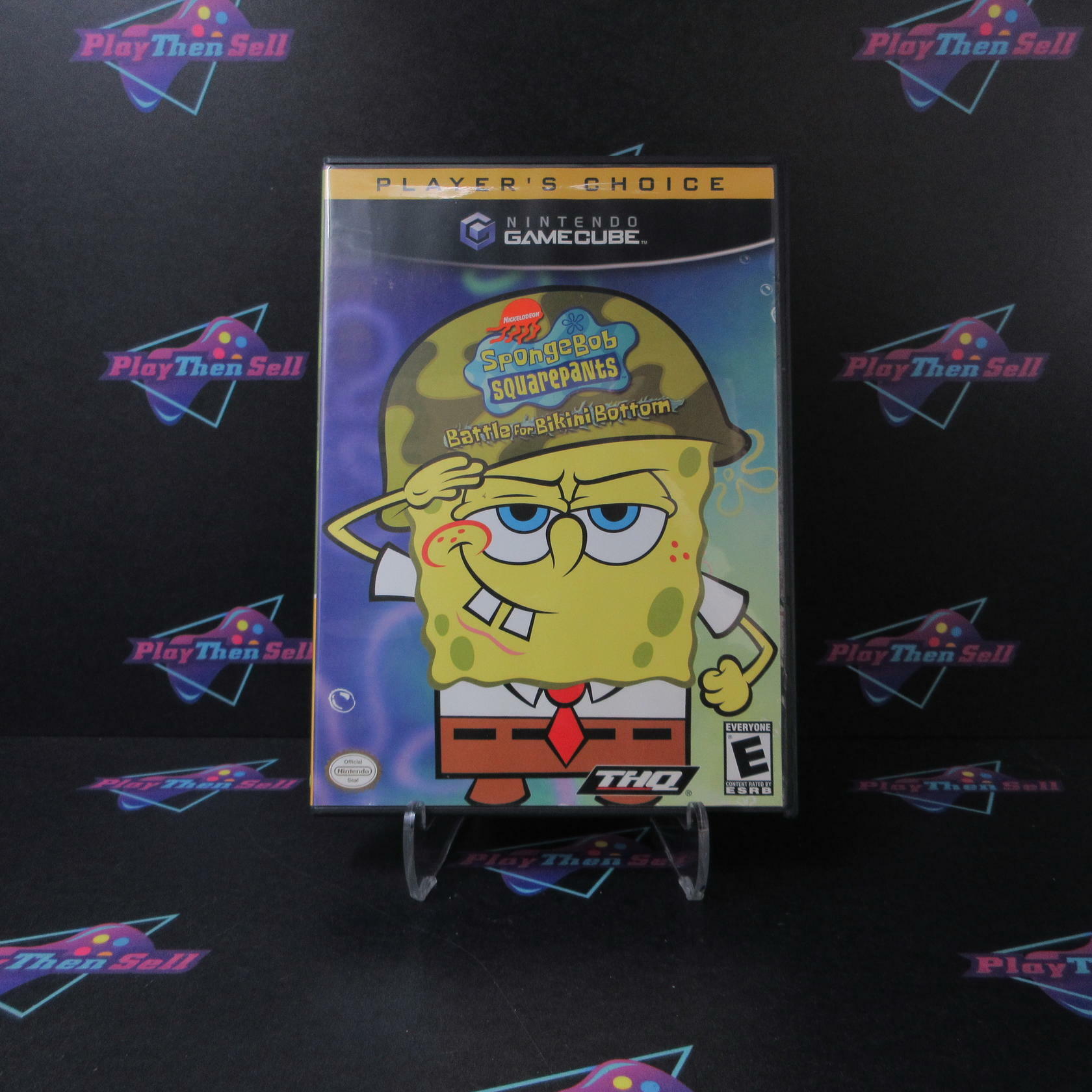 SpongeBob SquarePants Battle for Bikini Bottom Player's Choice Nintendo GameCube - Very Good