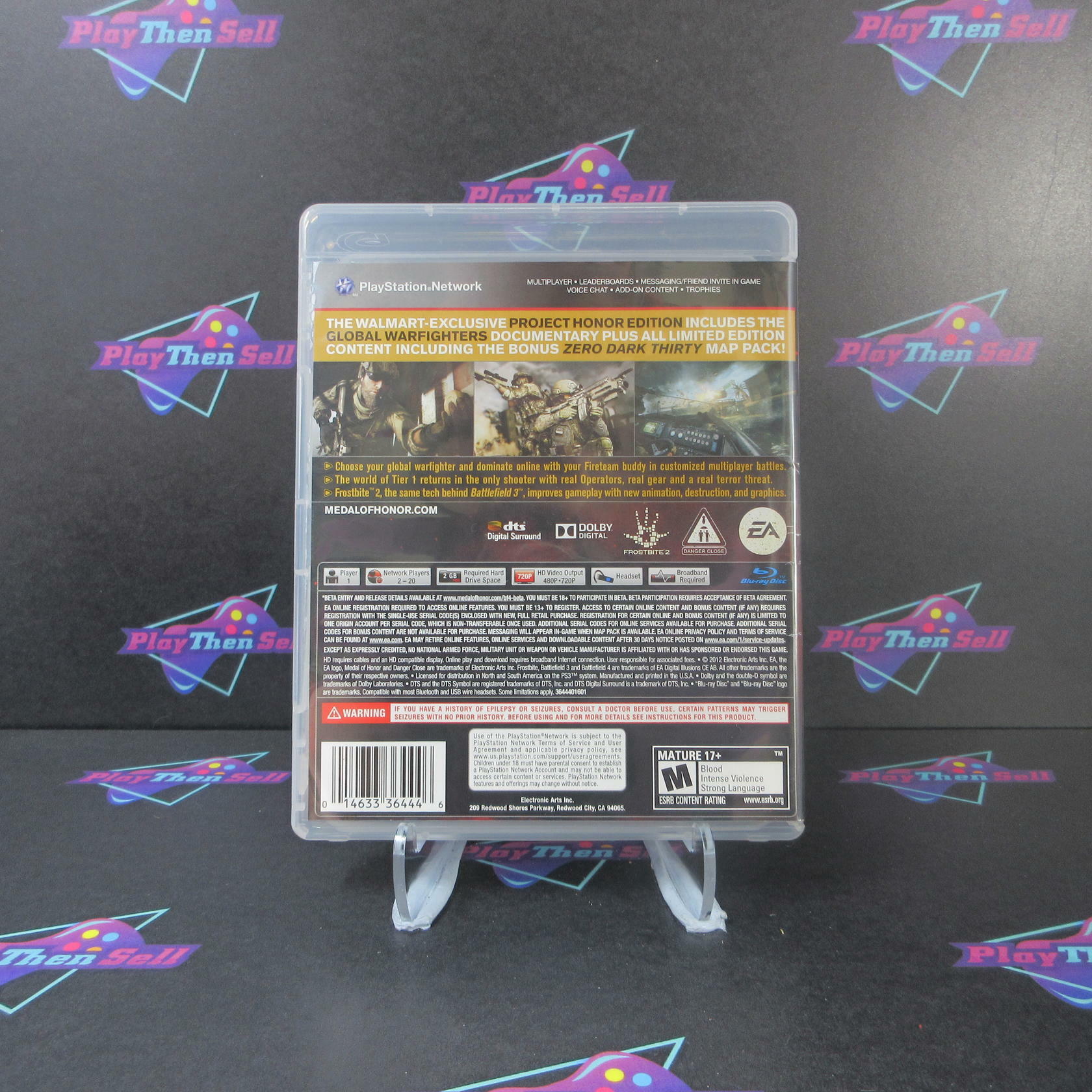 Medal of Honor Warfighter Project Honor Edition PS3 PlayStation 3 - Like New