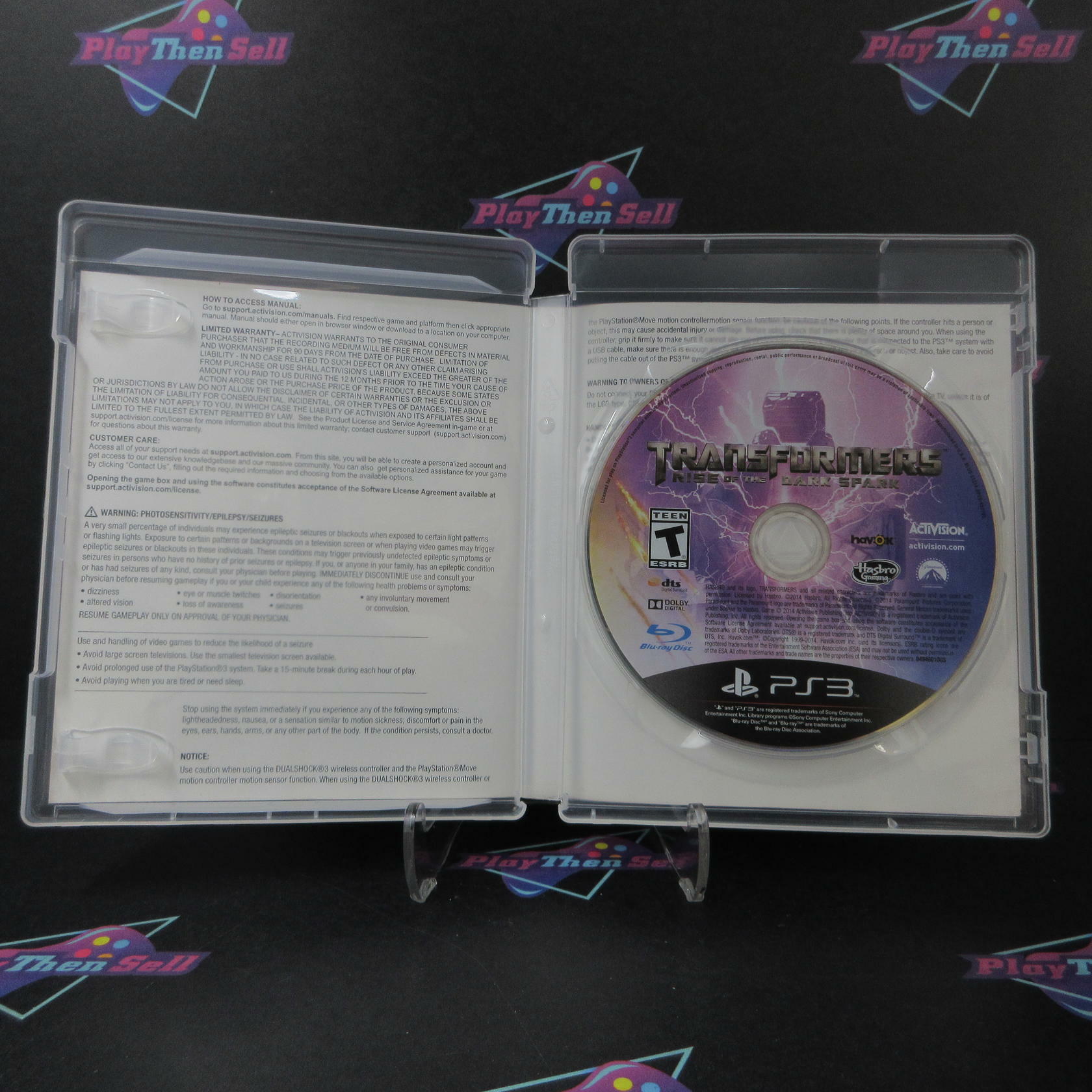 Transformers Rise of the Dark Spark PS3 PlayStation 3 - Like New
