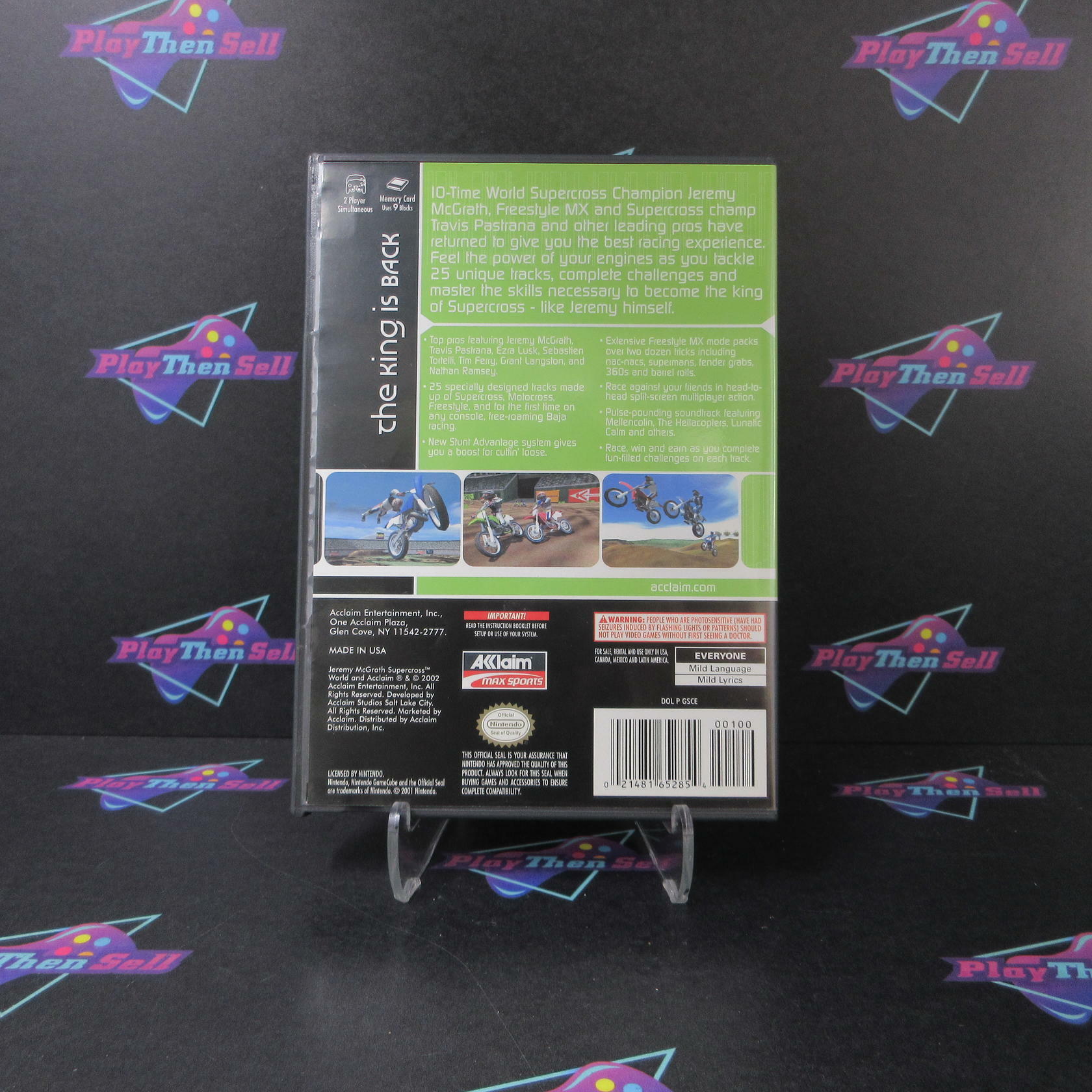 Jeremy McGrath Supercross World Nintendo GameCube - Like New