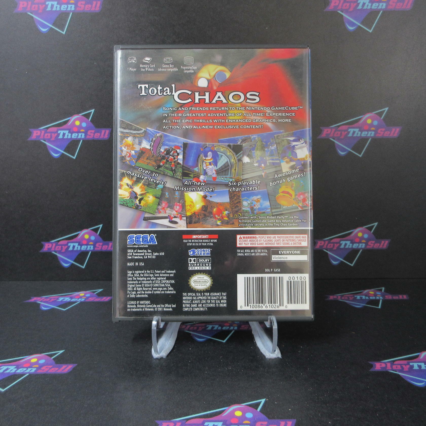 Sonic Adventure DX Director's Cut Nintendo Gamecube - Like New