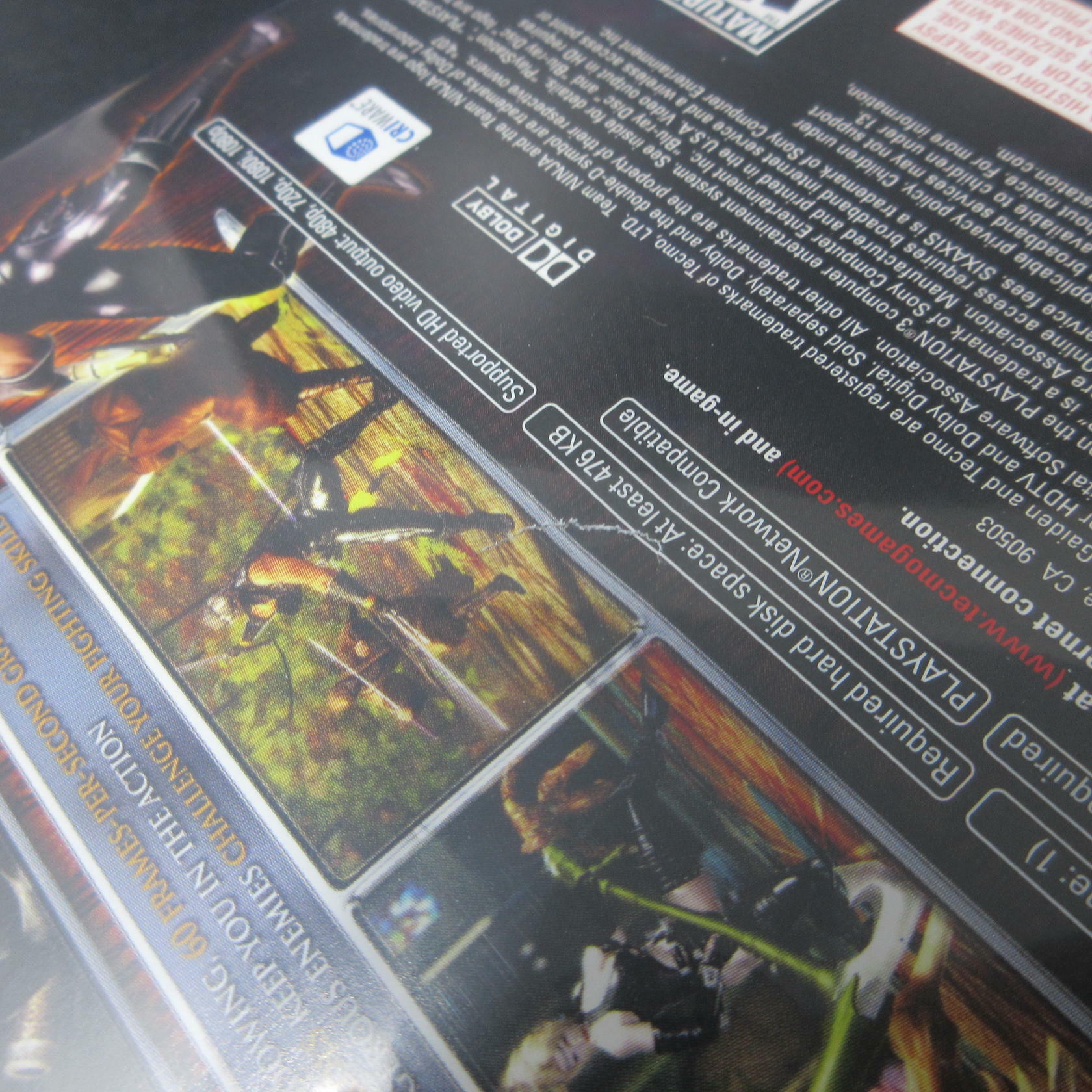 Ninja Gaiden Sigma PS3 PlayStation 3 AD/NM - Very Good