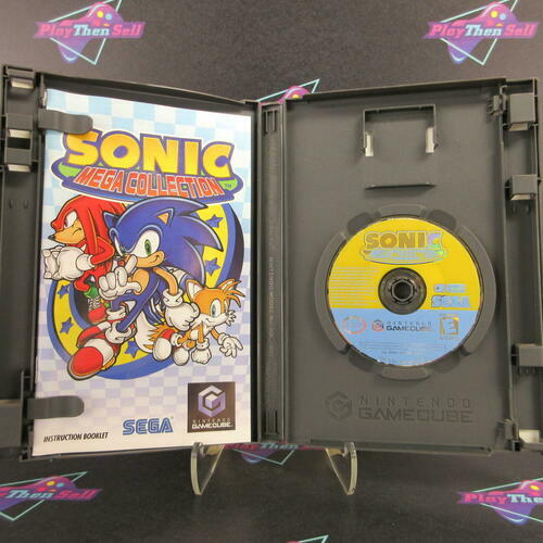 Sonic Mega Collection Nintendo GameCube Player's Choice + Reg Card - Like New