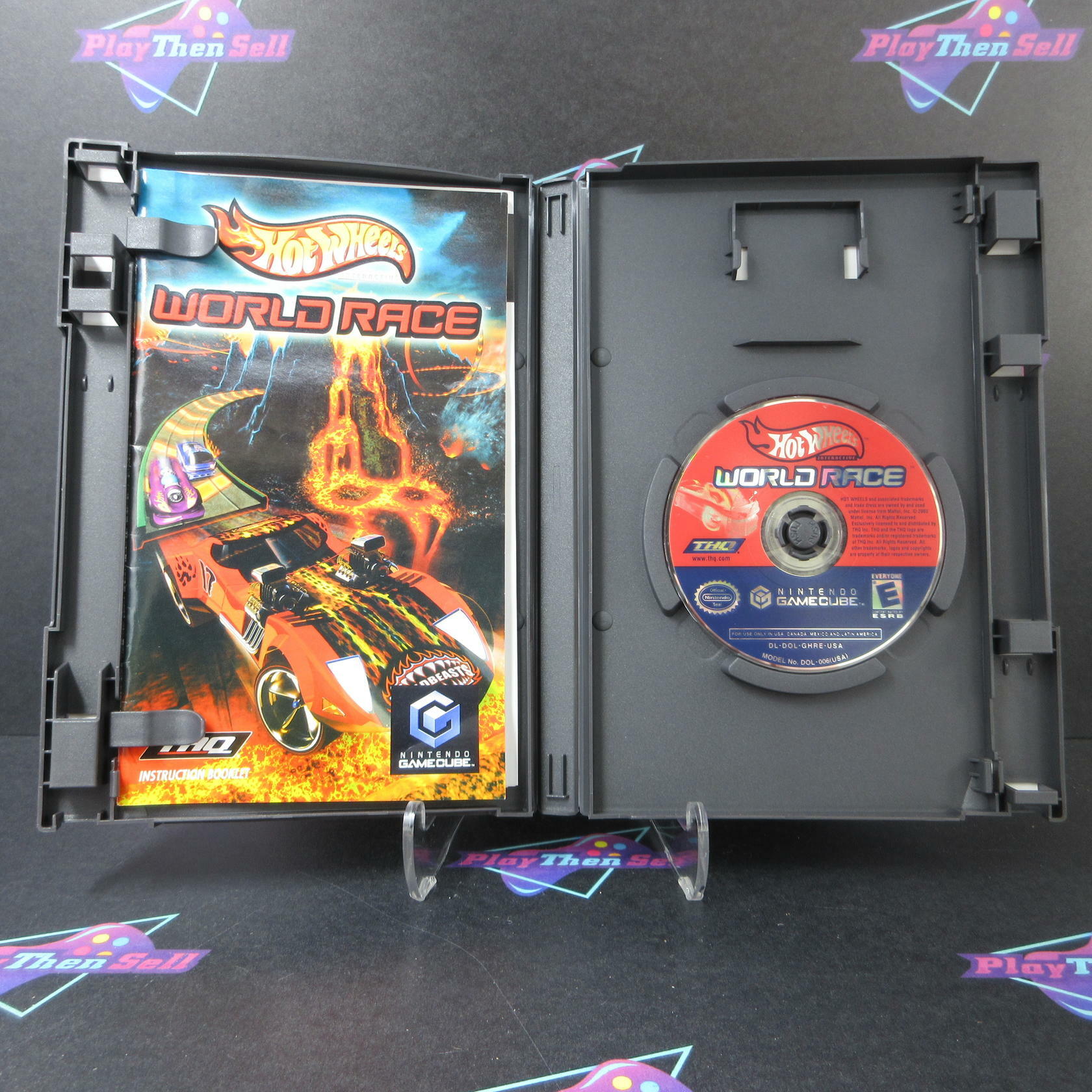 Hot Wheels World Race Nintendo Gamecube AD Complete CIB - Very Good