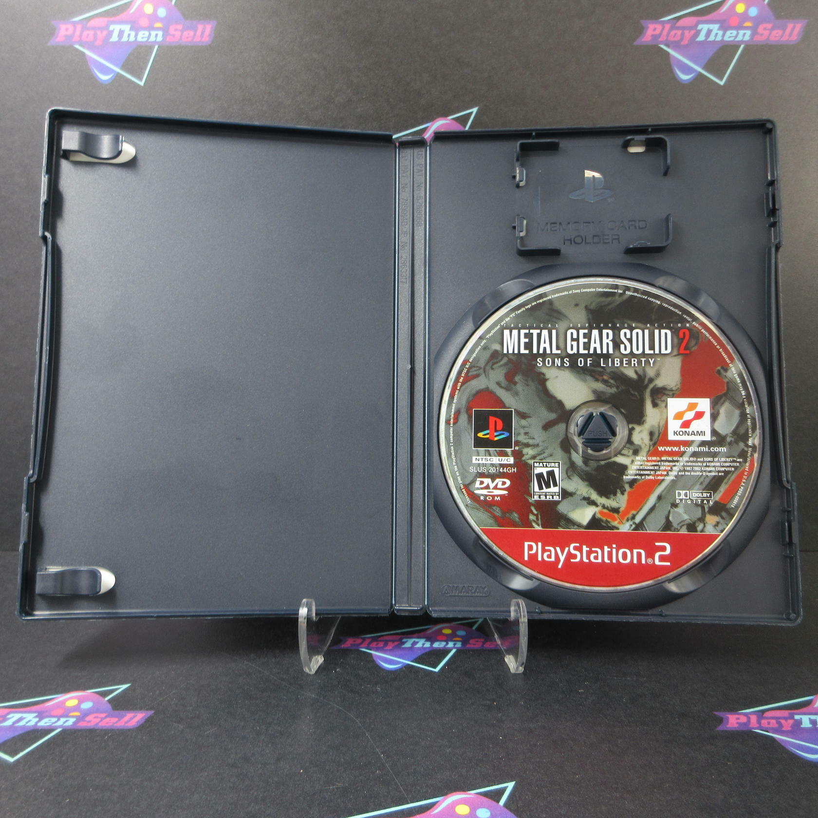 Metal Gear Solid 2 Sons of Liberty GH Disc PS2 PlayStation 2 AD/NM - Very Good