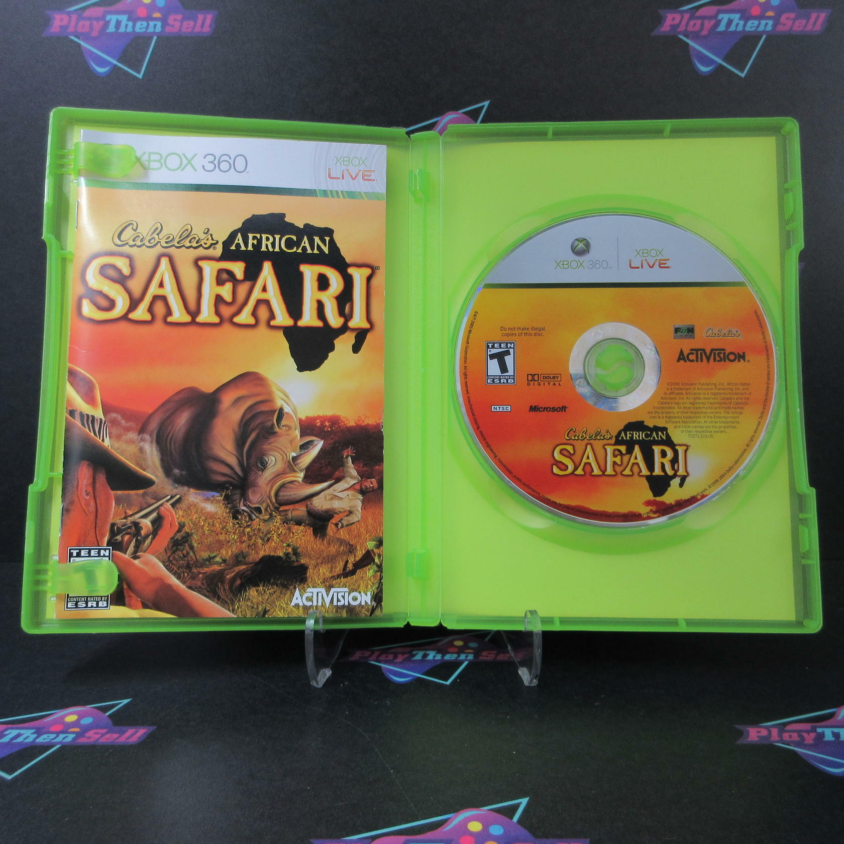 Cabela's African Safari Xbox 360 + Reg Card - Like New