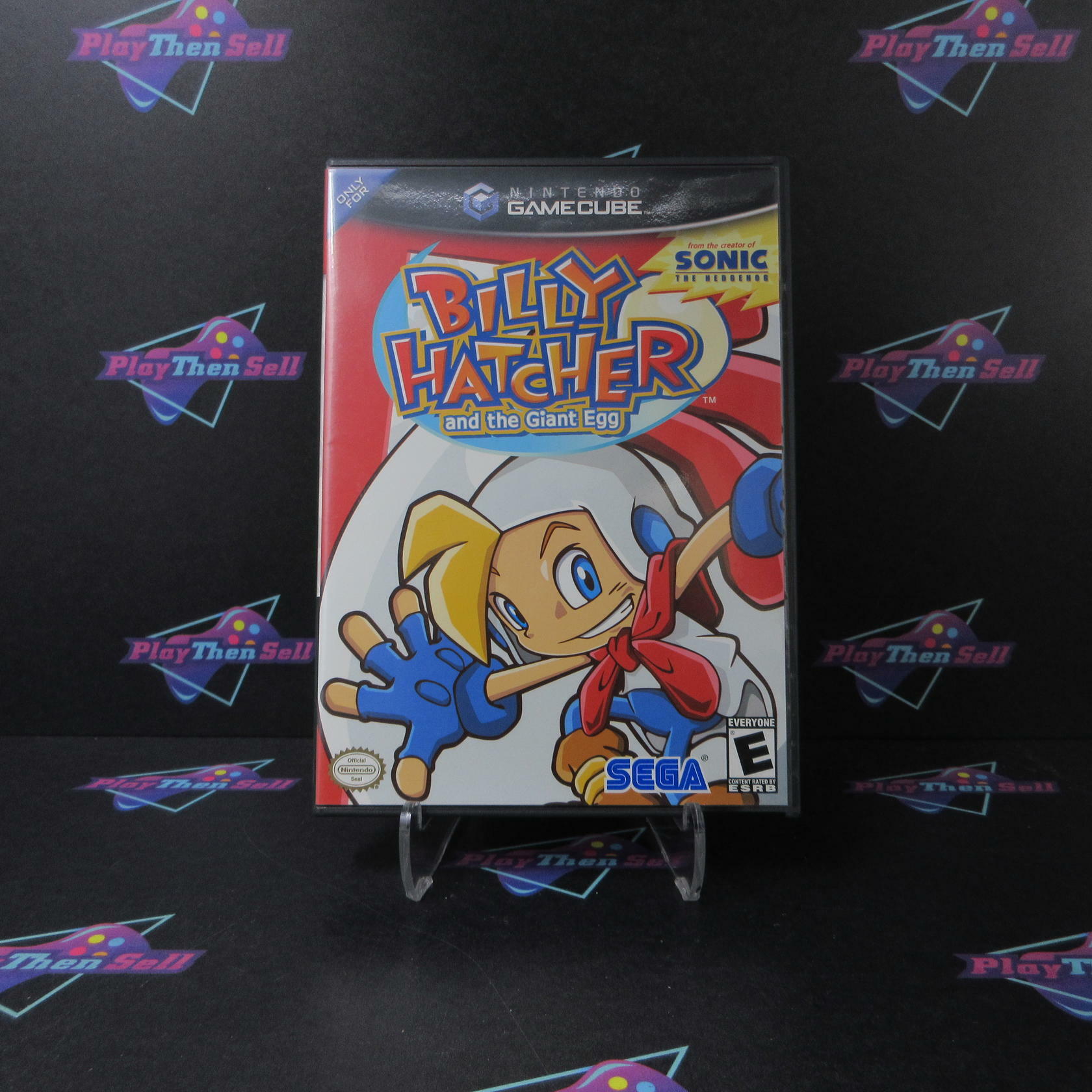 Billy Hatcher and the Giant Egg Nintendo GameCube MD + Reg Card Complete CIB - Very Good