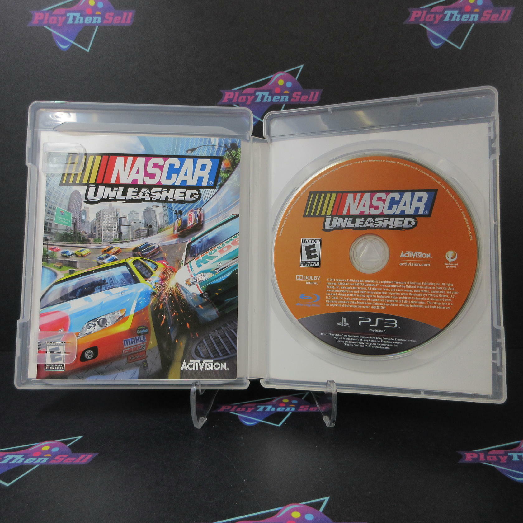 NASCAR Unleashed PS3 PlayStation 3 AD Complete CIB - Very Good