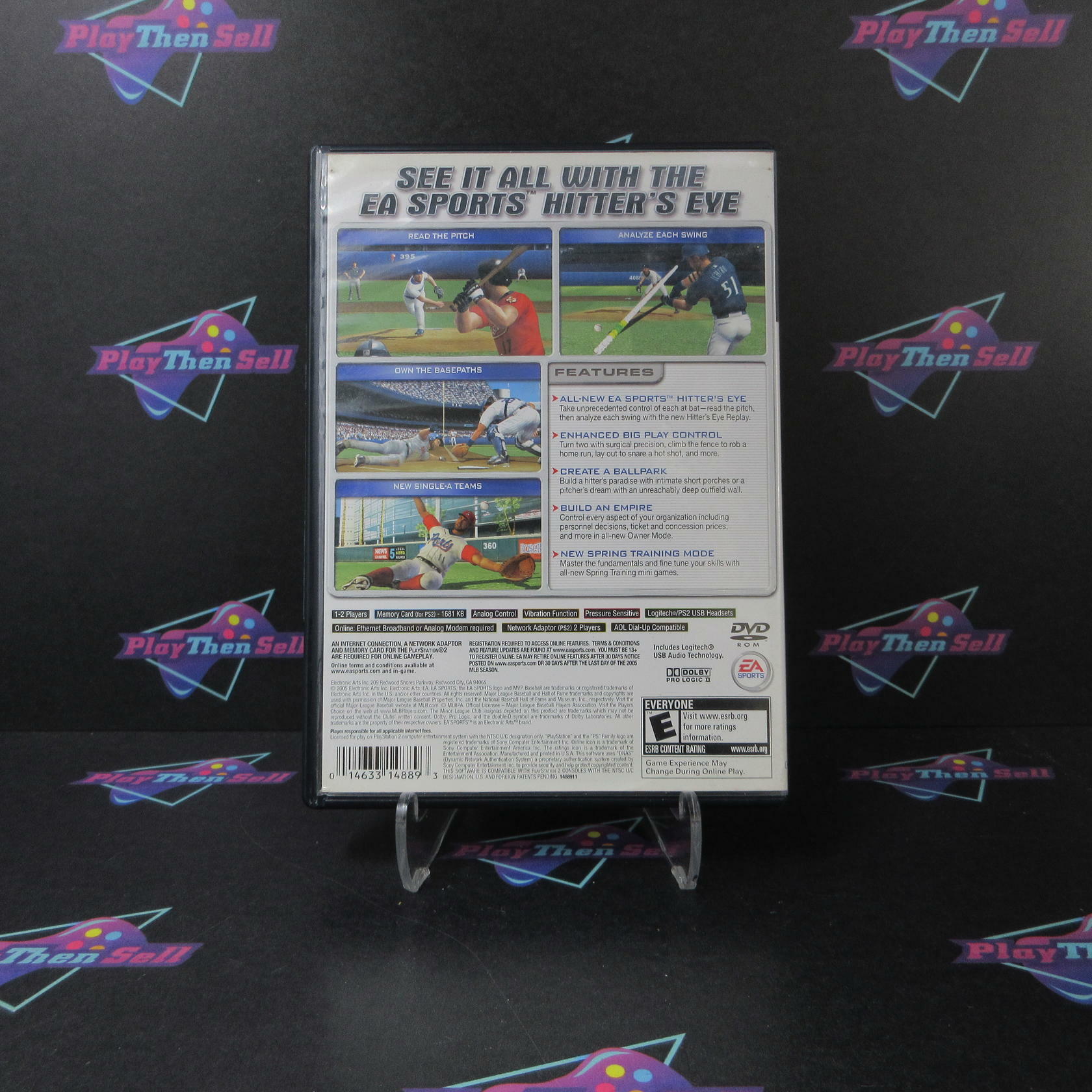 MVP Baseball 2005 PS2 PlayStation 2 AD/MD Complete CIB - Very Good