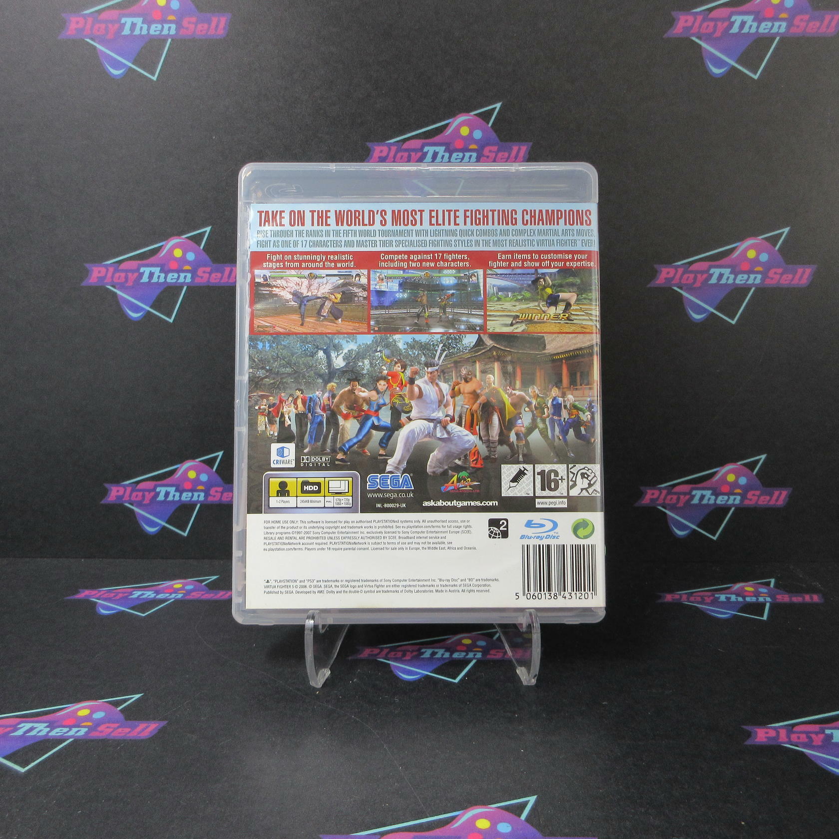 Virtua Fighter 5 PS3 PlayStation 3 PAL - Very Good