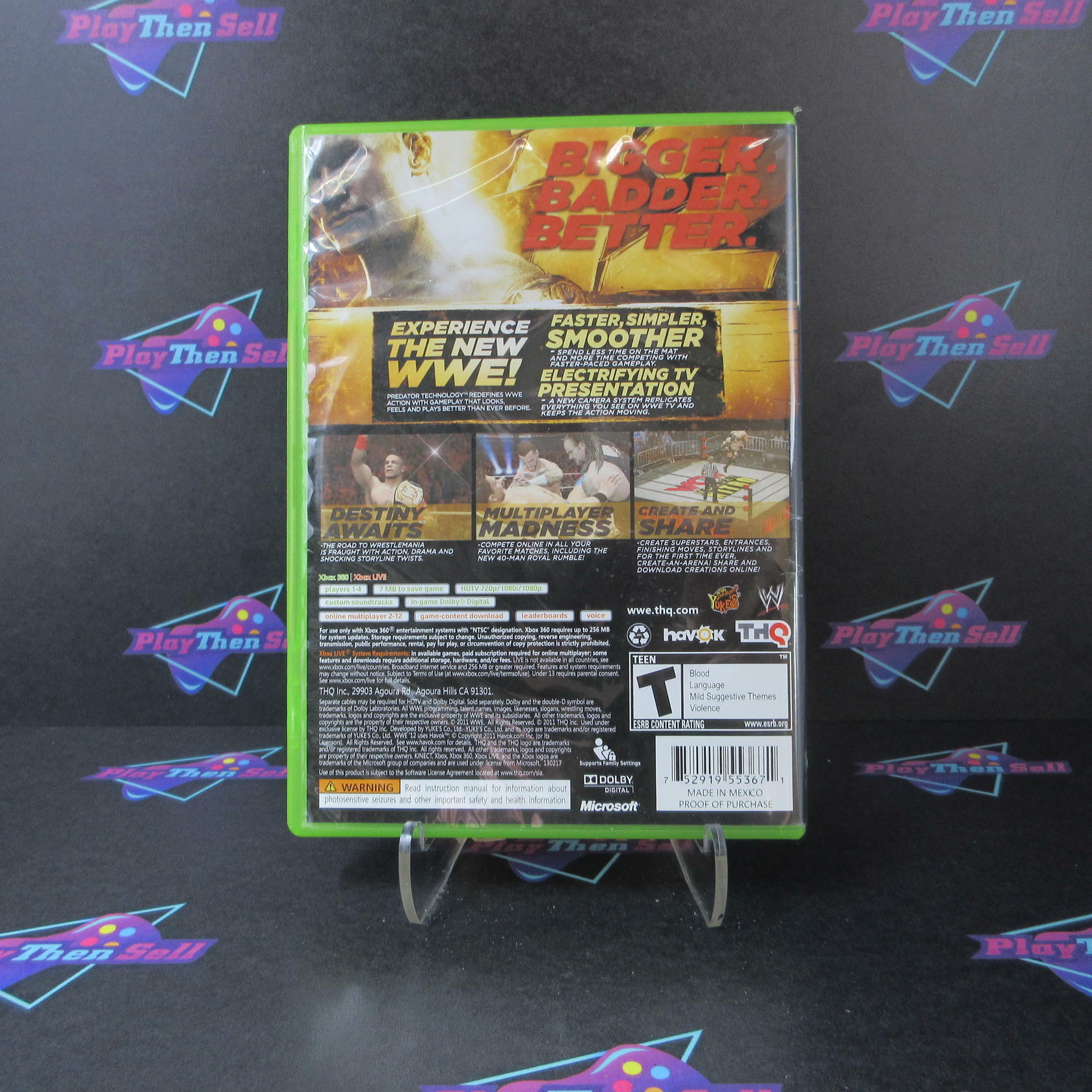 WWE 12 Xbox 360 - Very Good
