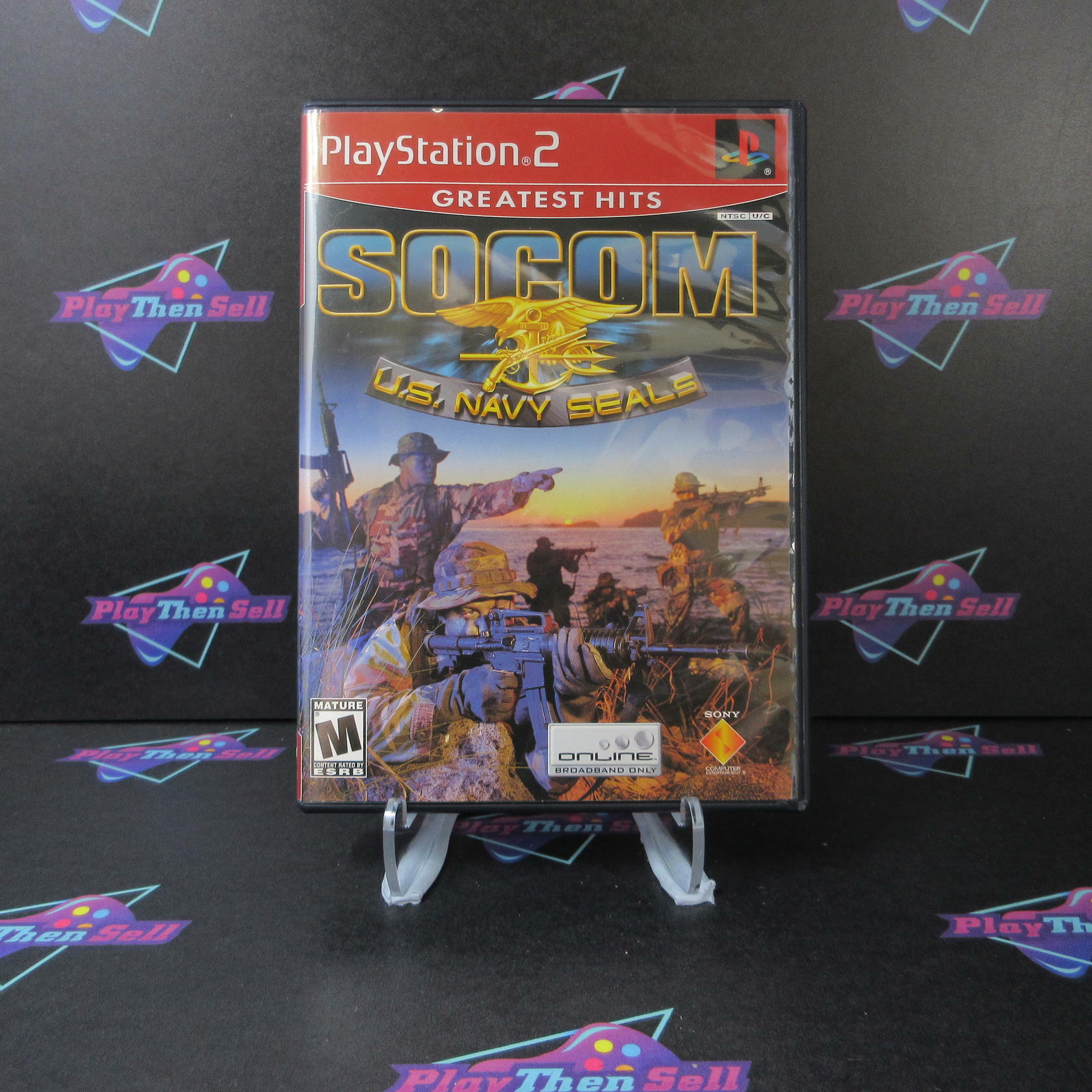 SOCOM US Navy Seals PS2 PlayStation 2 Greatest Hits - Very Good
