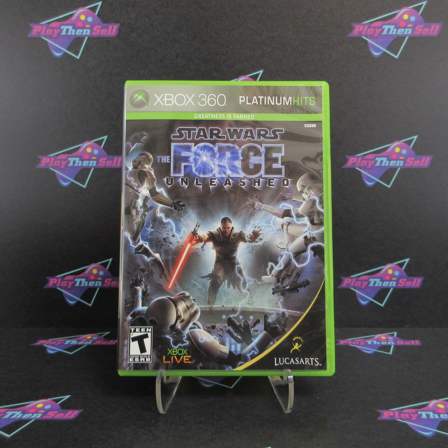 Star Wars the Force Unleashed Platinum Hits Xbox 360 - Like New
