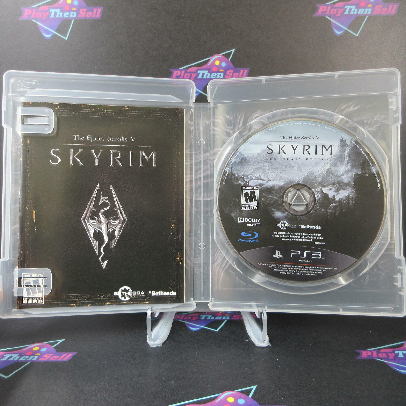 The Elder Scrolls V Skyrim Legendary Edition PS3 PlayStation 3 AD CIB - Very Good