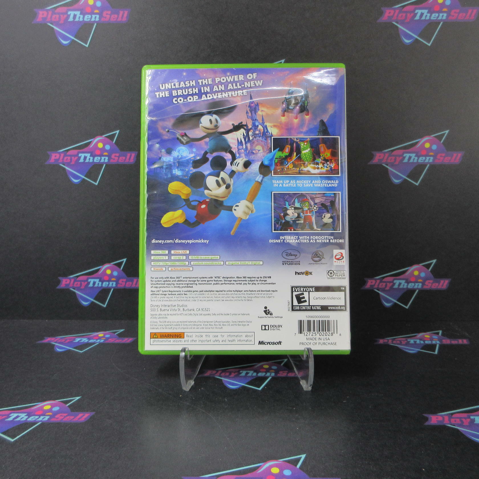 Disney Epic Mickey 2 The Power of Two Xbox 360 - Very Good