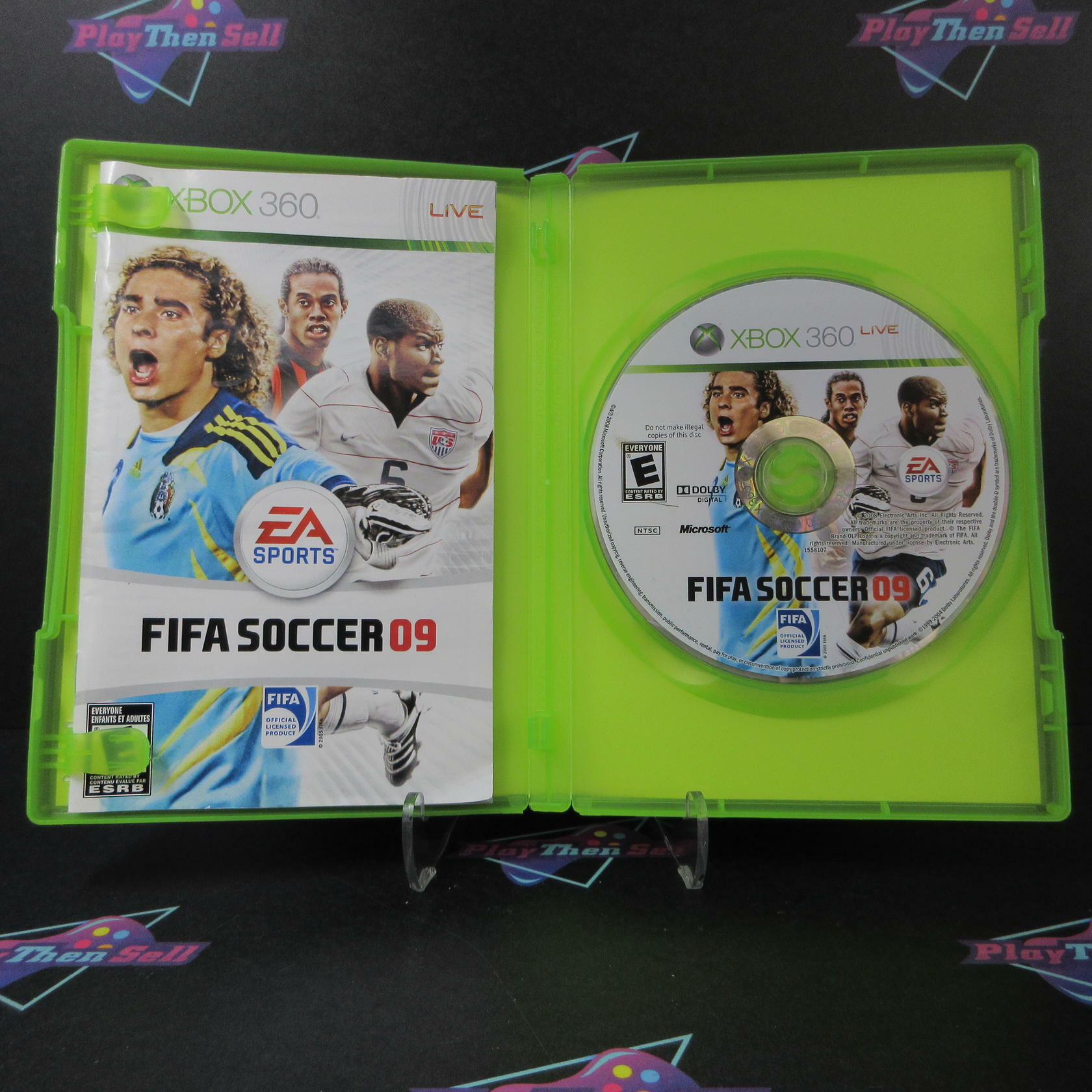 FIFA Soccer 09 Xbox 360 MD Complete CIB - Very Good