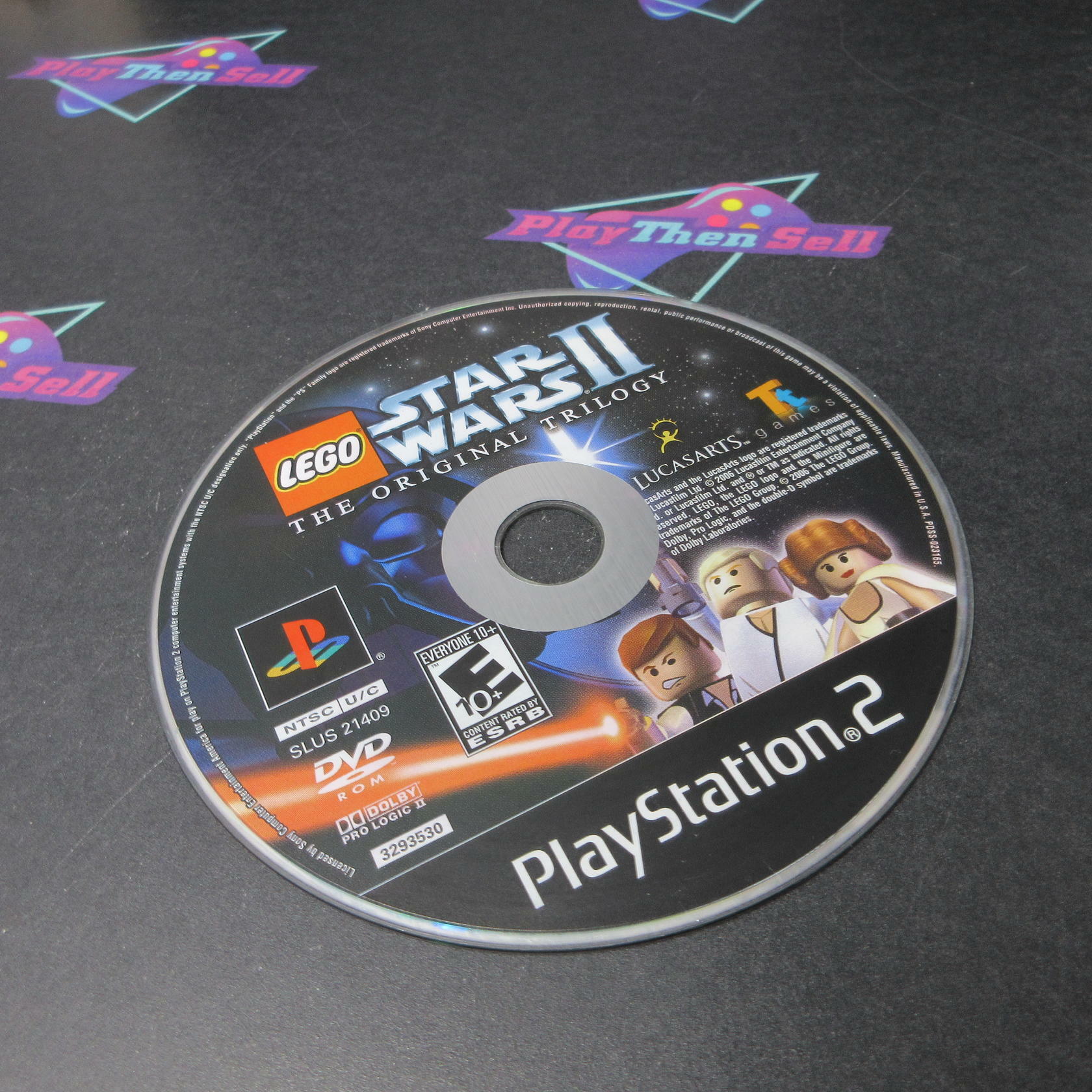 Lego Star Wars II The Original Trilogy GH PS2 PlayStation 2 BL Disc- AD/DD/NM - Very Good
