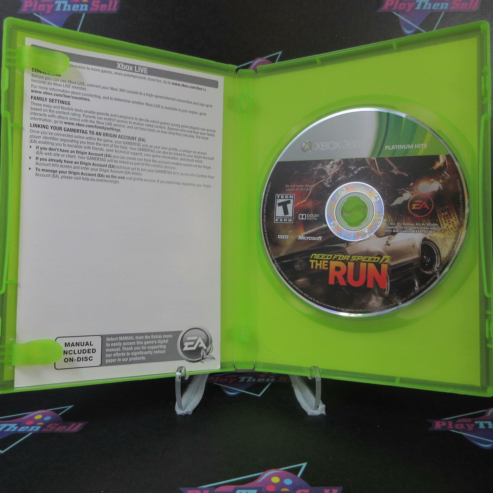 Need For Speed The Run Xbox 360 Platinum Hits - Like New