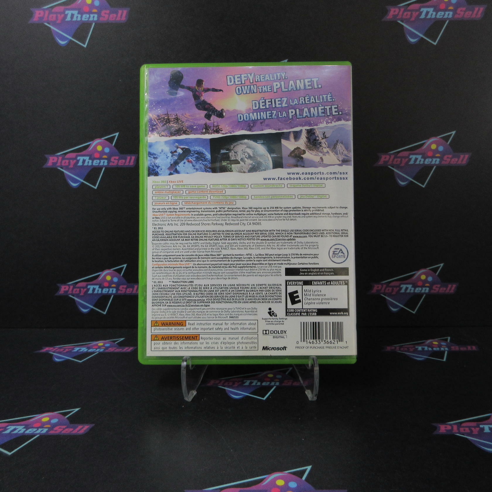 SSX Xbox 360 AD Complete CIB - Very Good