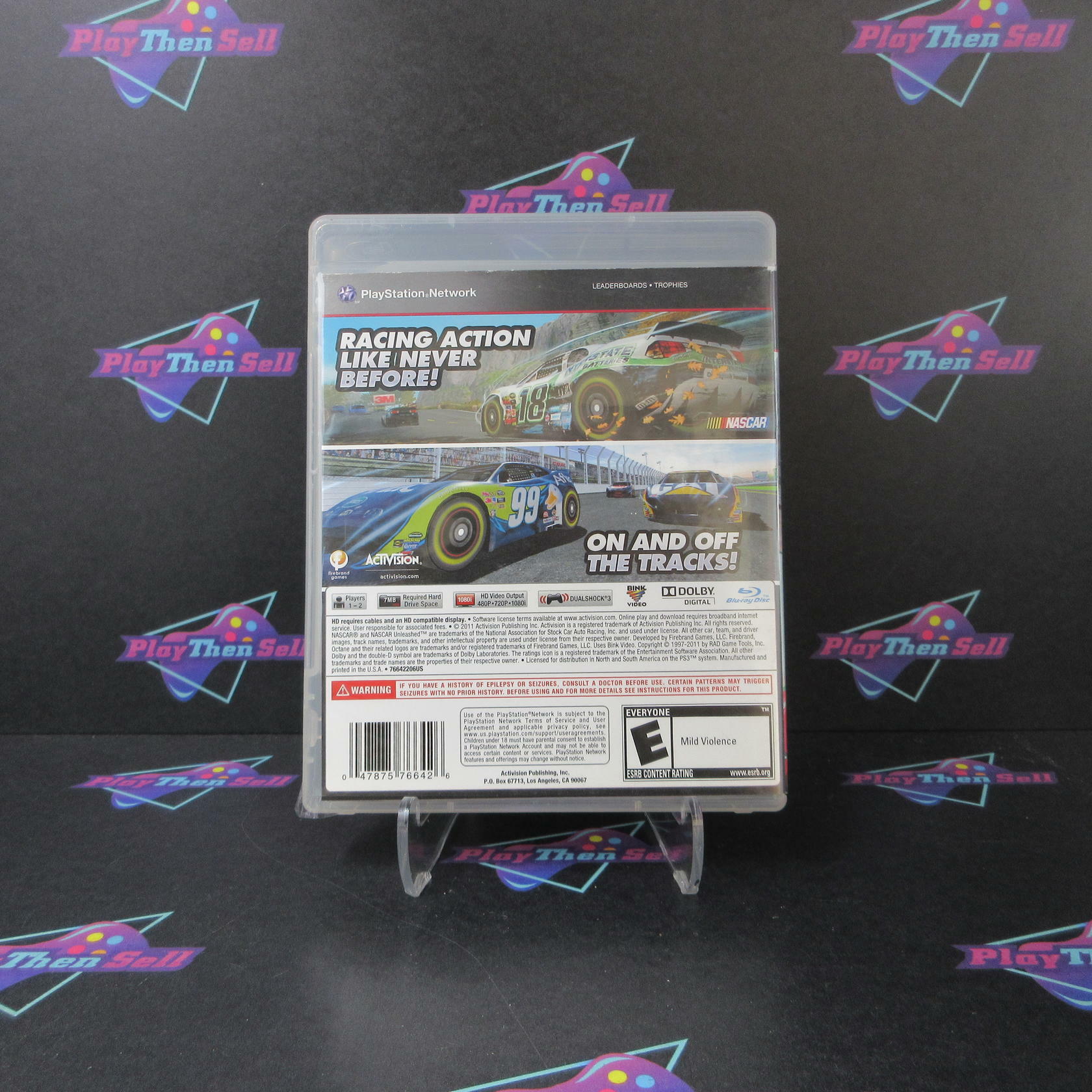 NASCAR Unleashed PS3 PlayStation 3 AD Complete CIB - Very Good