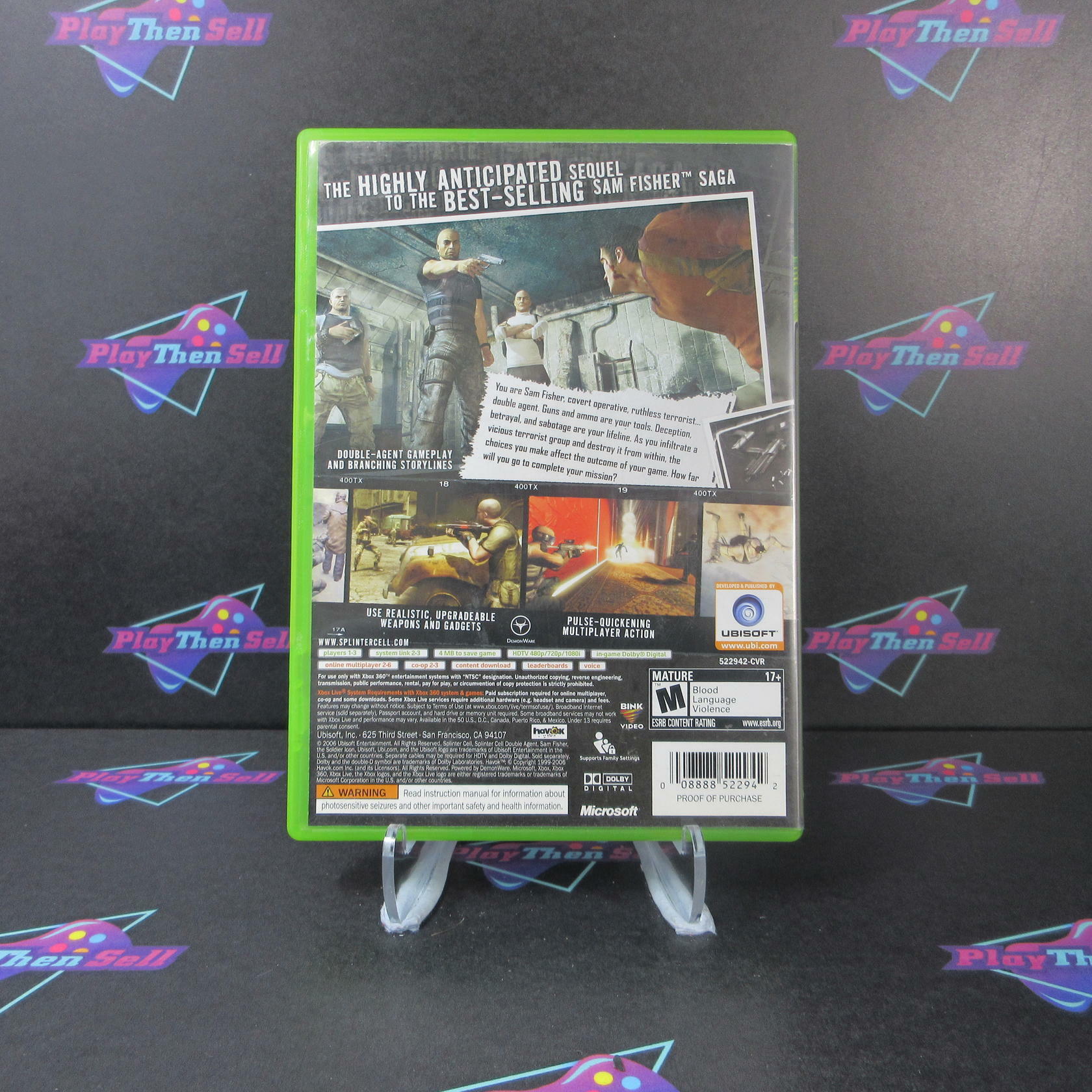 Tom Clancy's Splinter Cell Double Agent Xbox 360 - Very Good