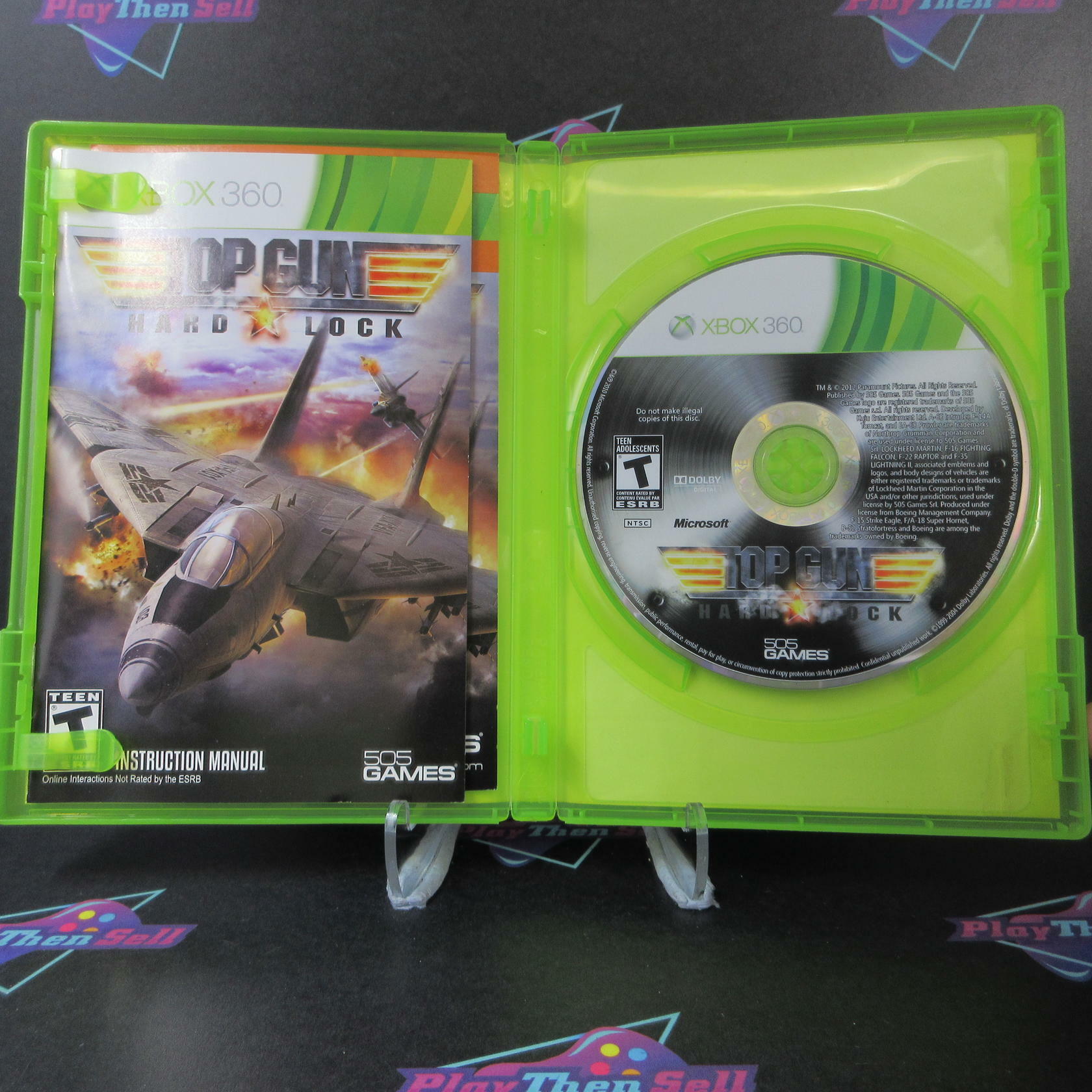 Top Gun Hardlock Xbox 360 AD Complete CIB - Very Good