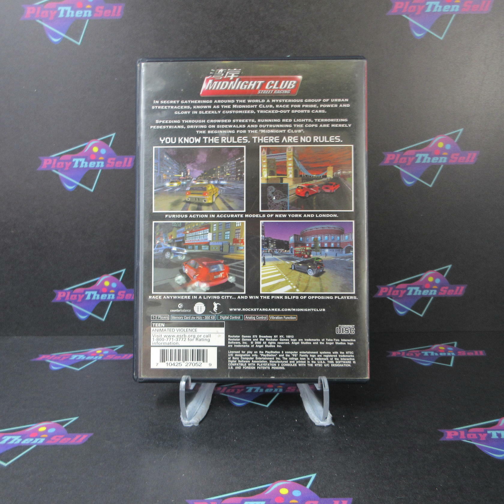 Midnight Club Street Racing PS2 PlayStation 2 GH - Very Good