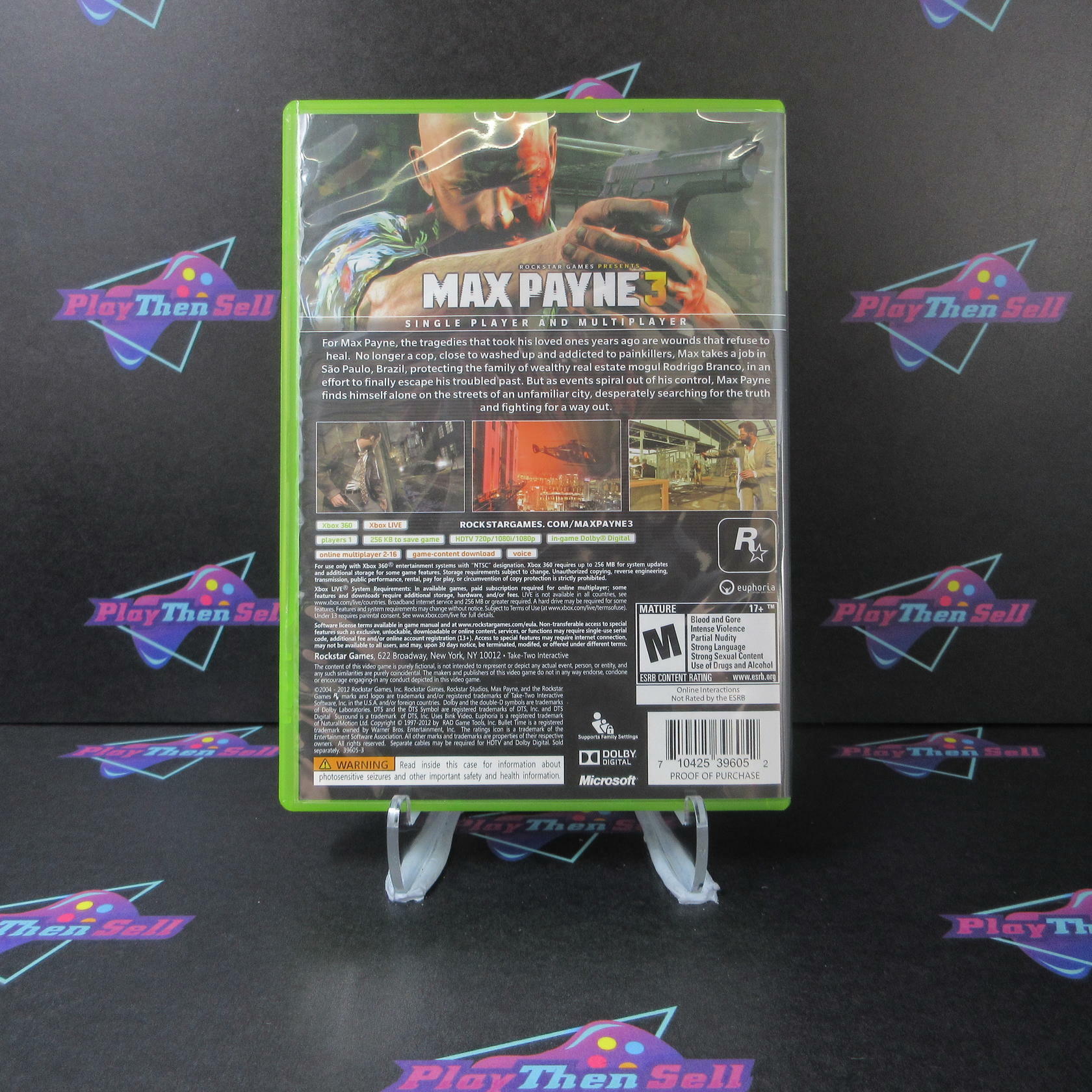 Max Payne 3 Xbox 360 - Very Good