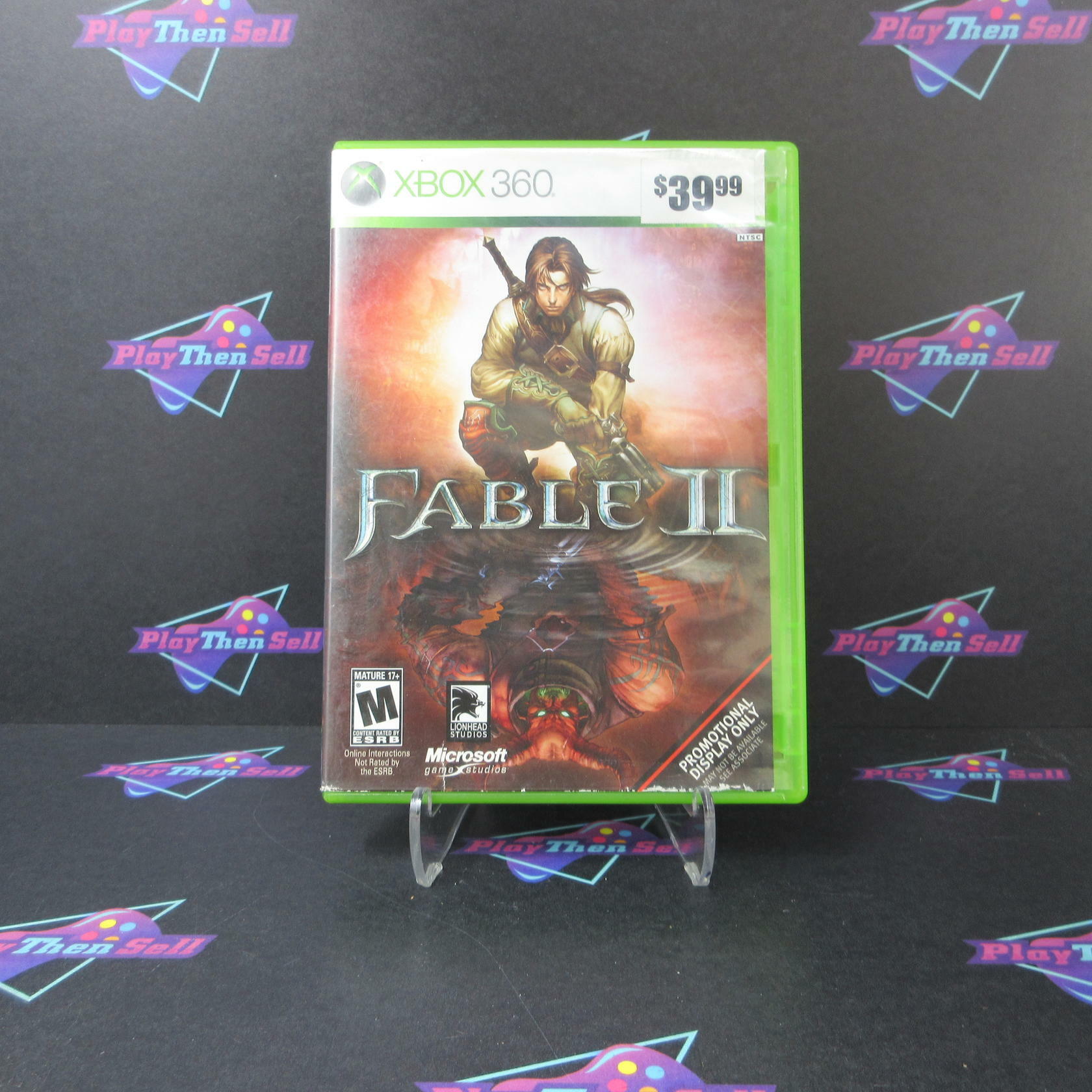 Fable II GameStop Promo Art Xbox 360 AD/DD/NM - Very Good