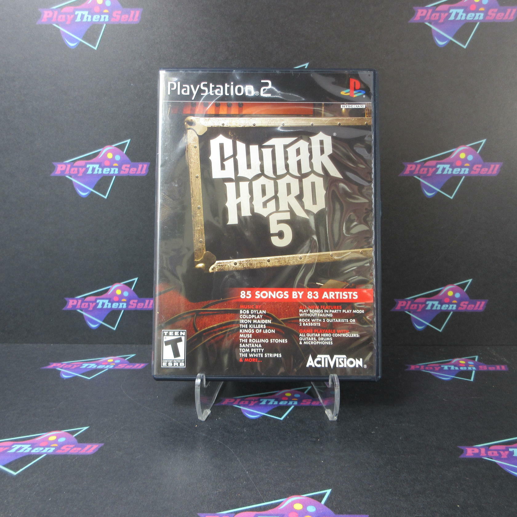 Guitar Hero 5 PS2 PlayStation 2 MD Complete CIB - Very Good