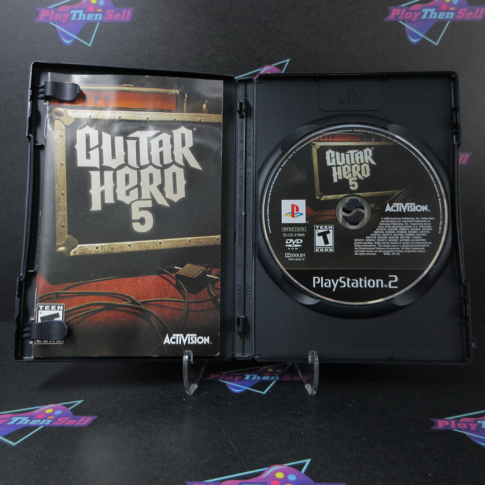 Guitar Hero 5 PS2 PlayStation 2 MD Complete CIB - Very Good