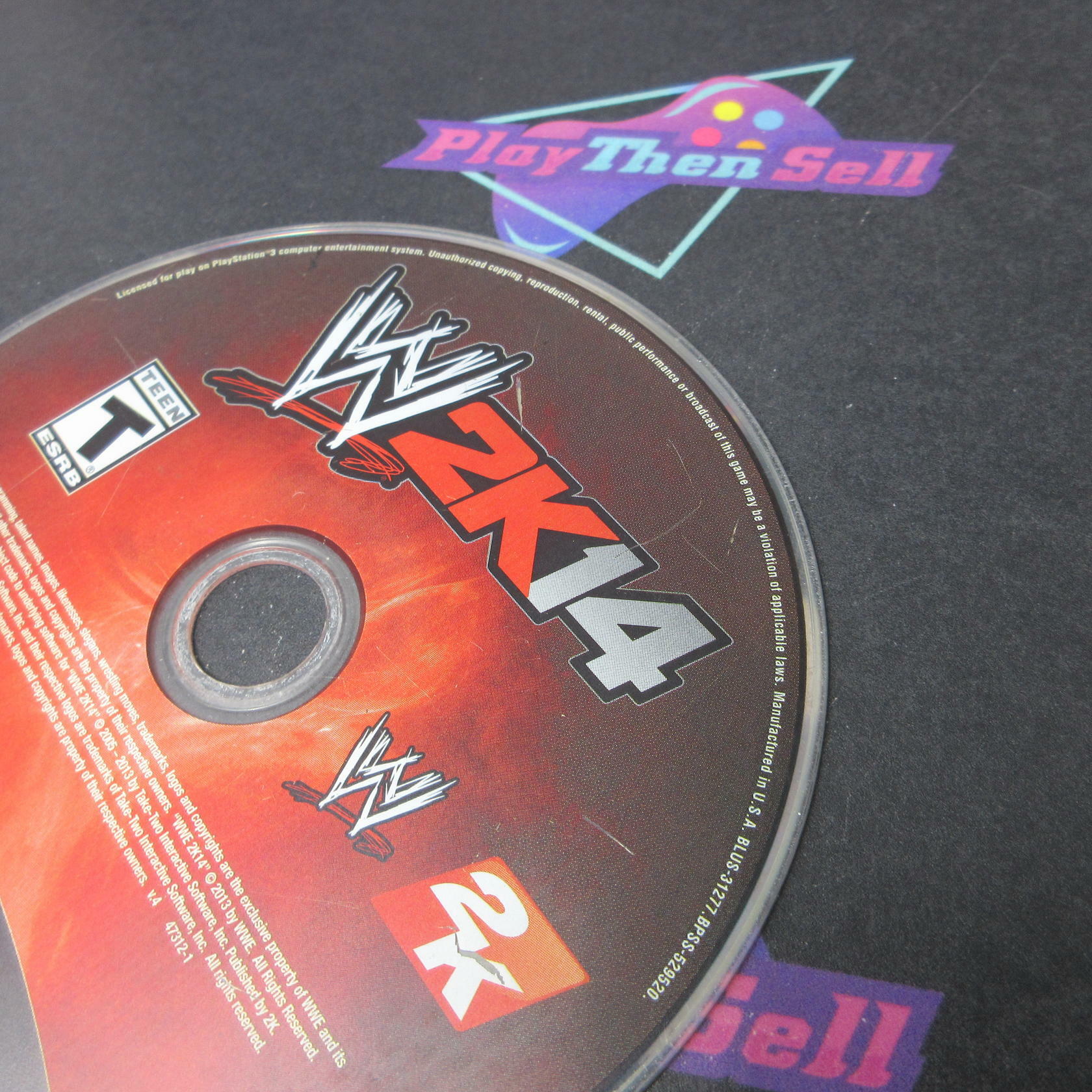 WWE 2K14 PS3 Playstation 3 AD/DD Complete CIB - Very Good
