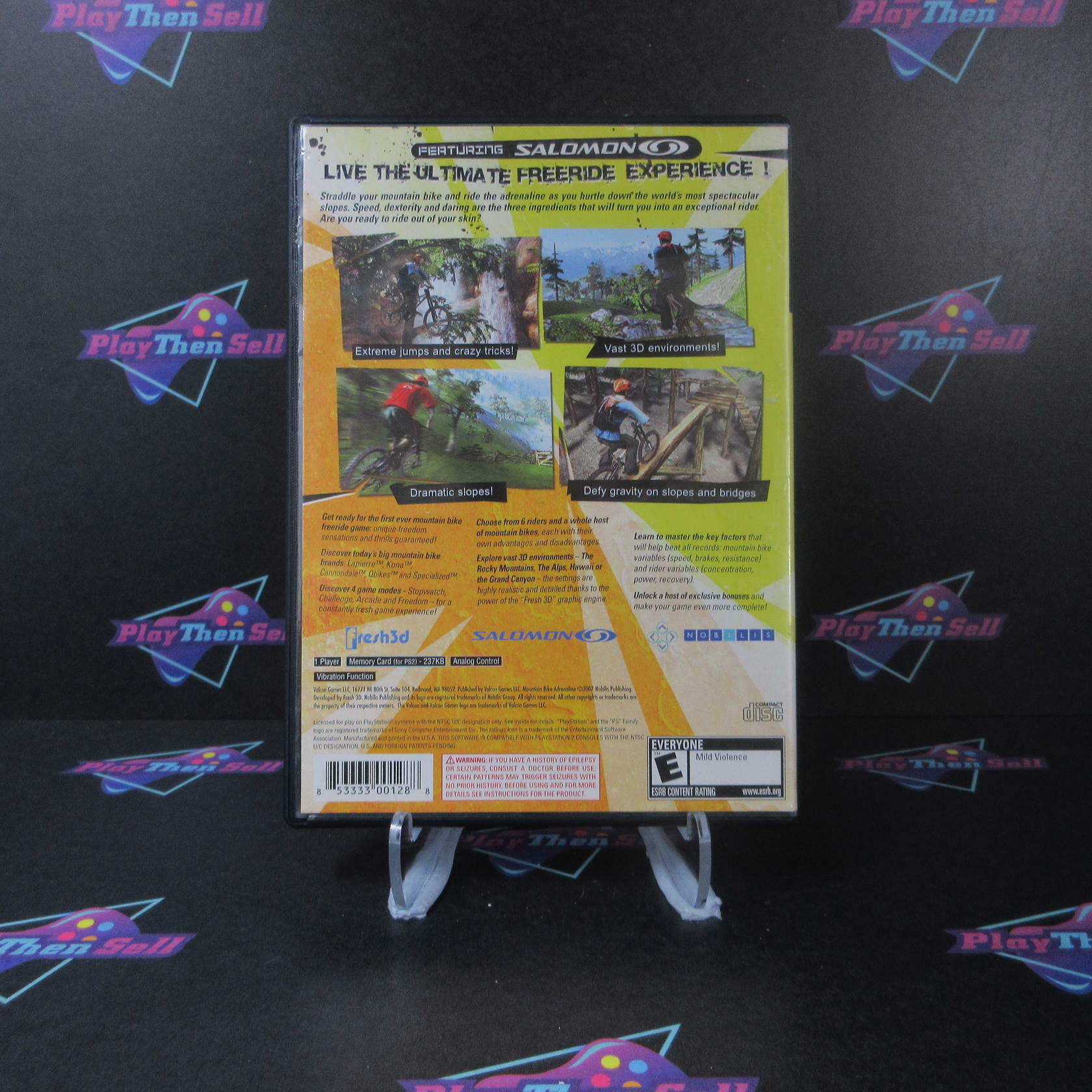 Mountain Bike Adrenaline PS2 PlayStation 2 AD Complete CIB - Very Good