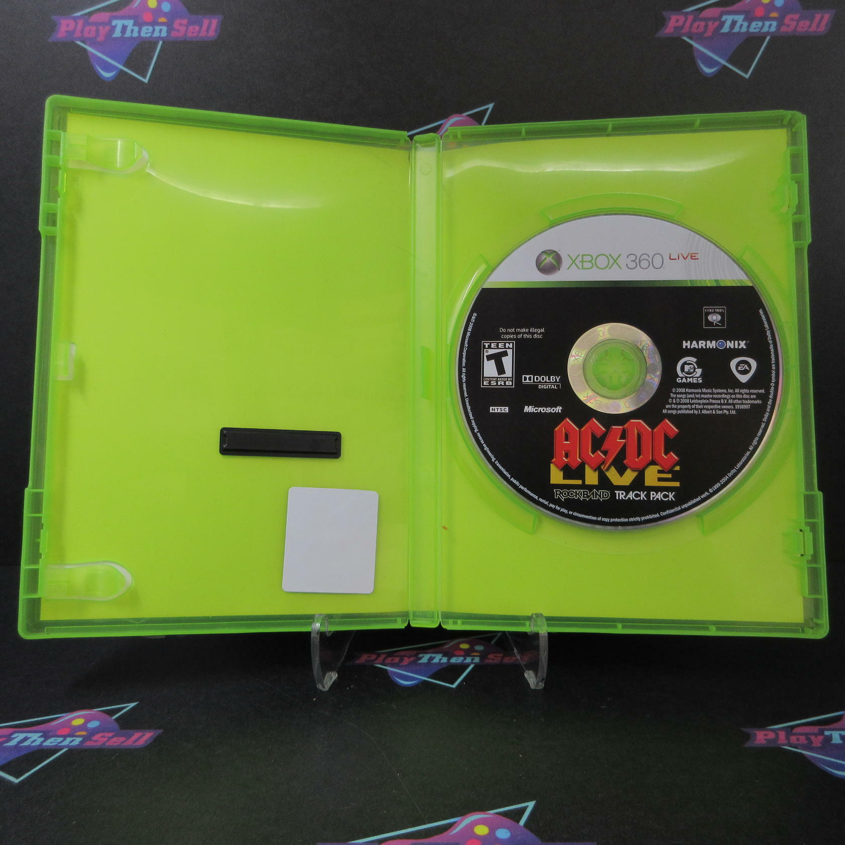 AC/DC Live Rock Band Track Pack Xbox 360 AD/NM - Very Good