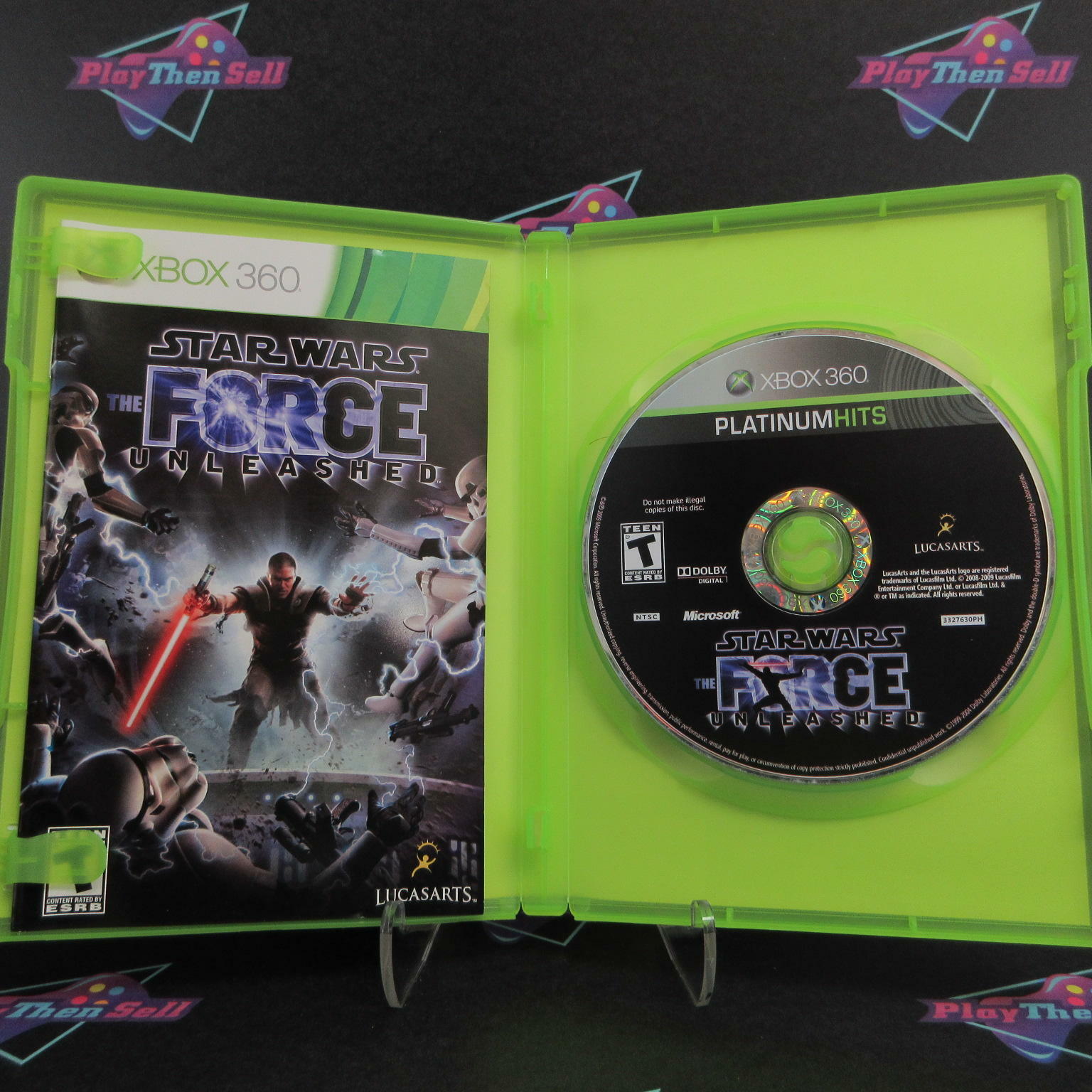 Star Wars the Force Unleashed Platinum Hits Xbox 360 - Like New