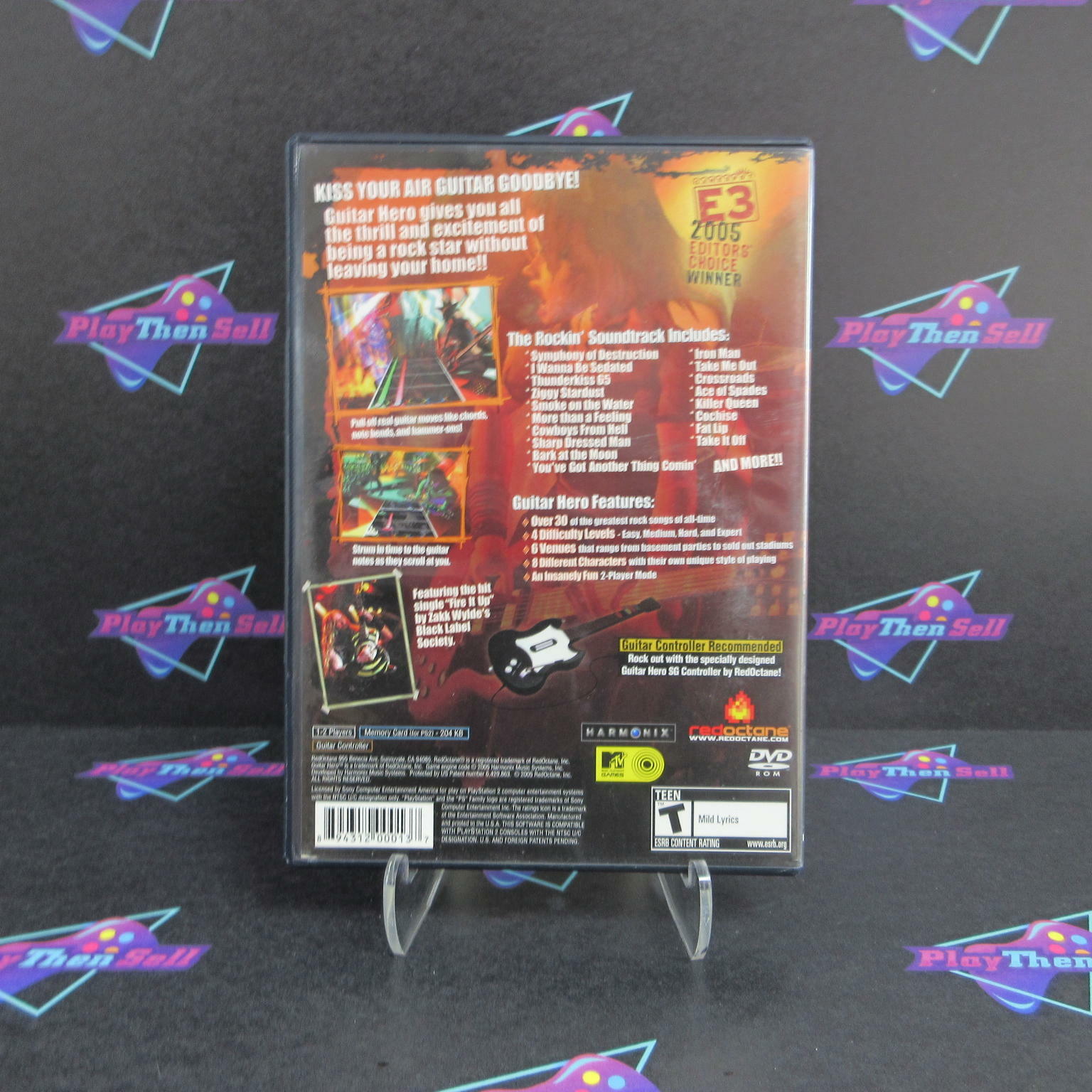 Guitar Hero Game Only PS2 PlayStation 2 - Very Good