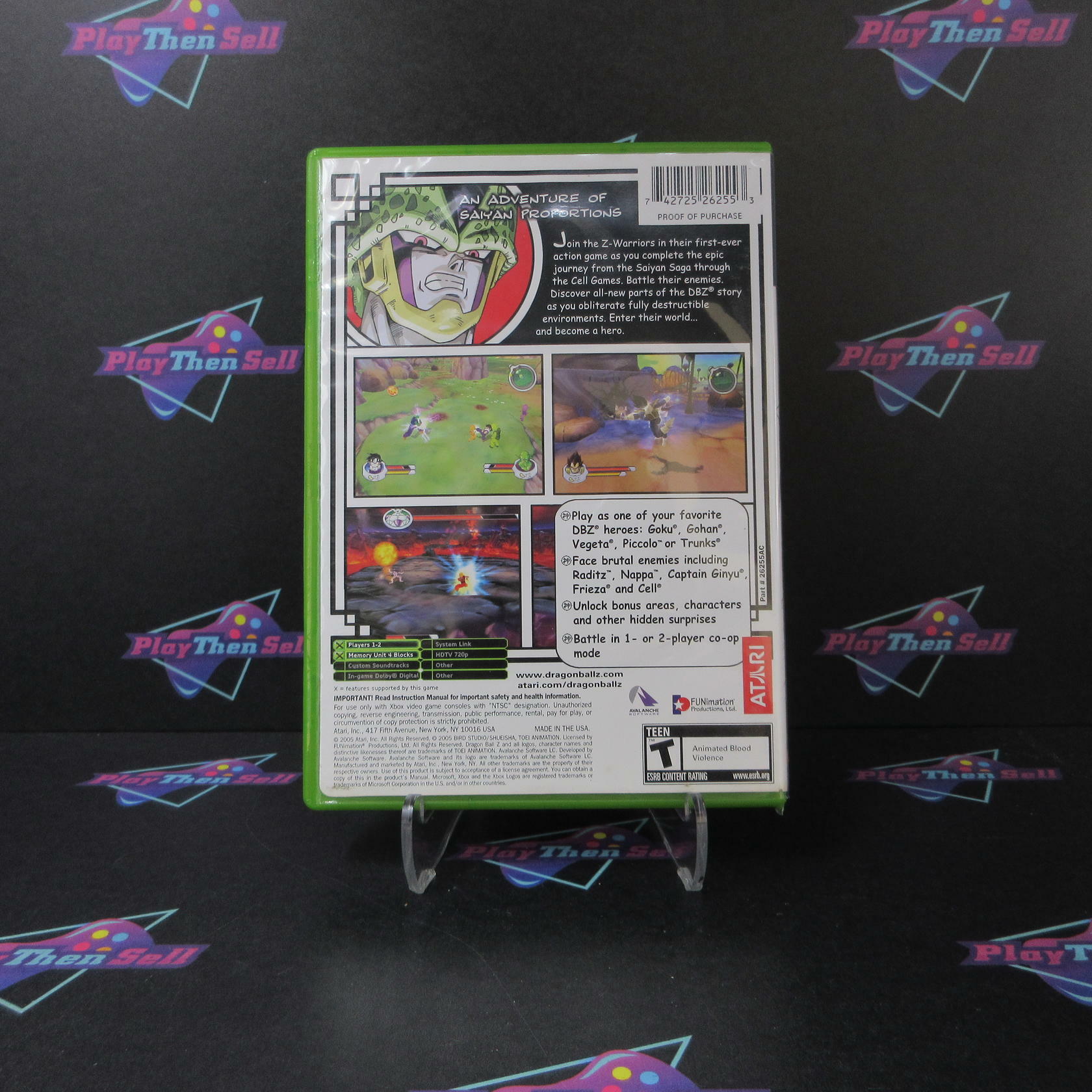 Dragon Ball Z Sagas Xbox AD Complete CIB - Very Good