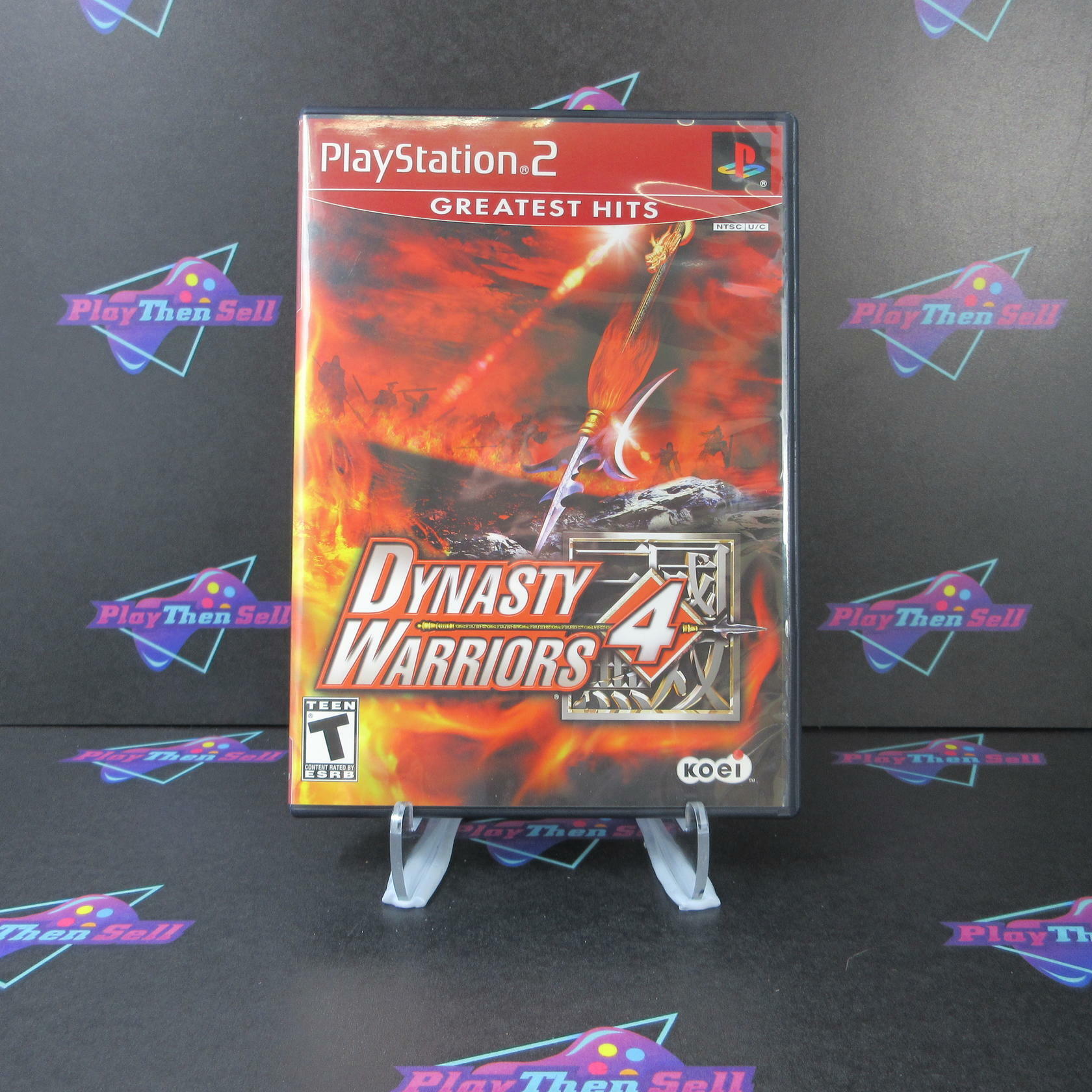 Dynasty Warriors 4 PS2 PlayStation 2 GH + Reg Card - Like New