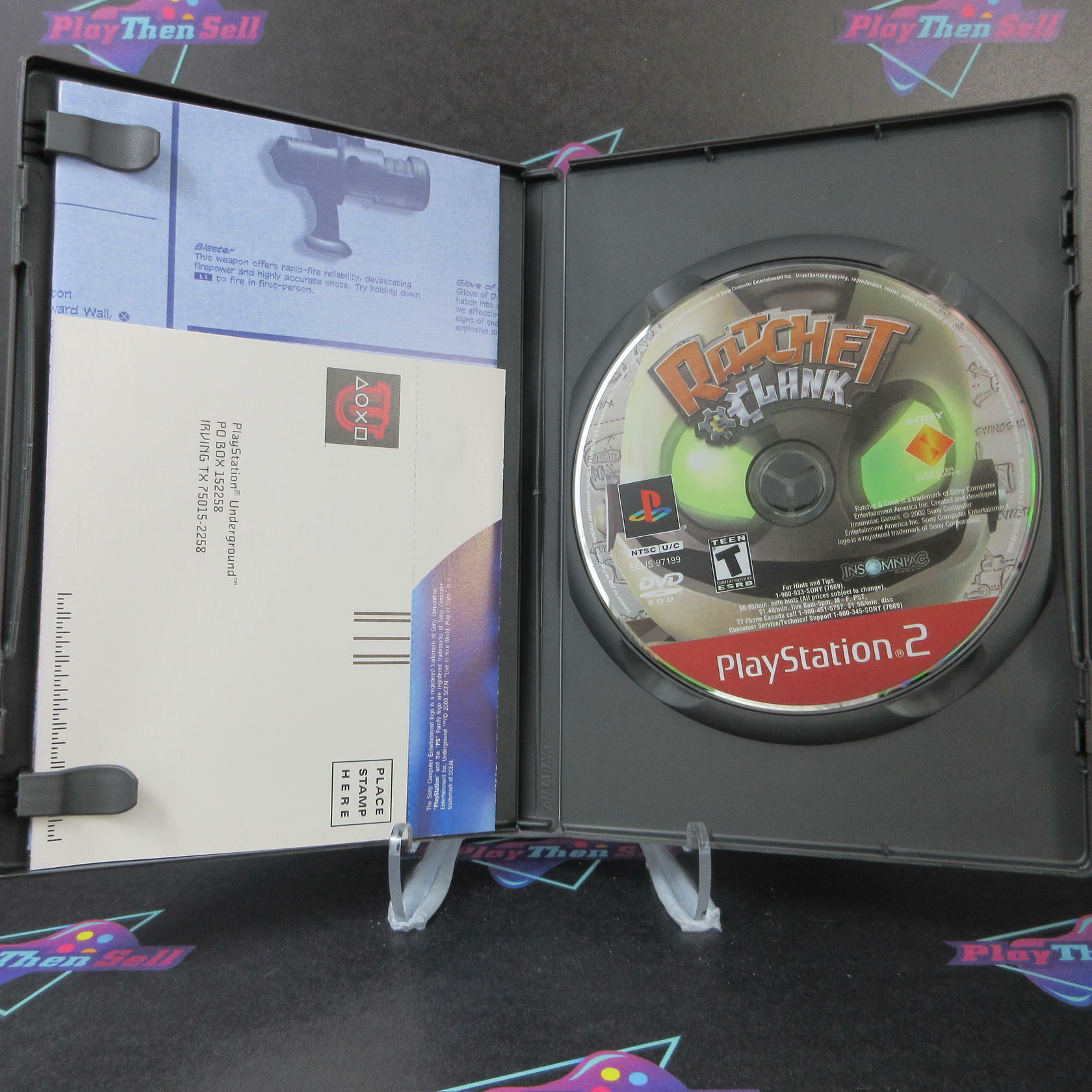 Ratchet & Clank GH PS2 PlayStation 2 + Reg Card - Like New