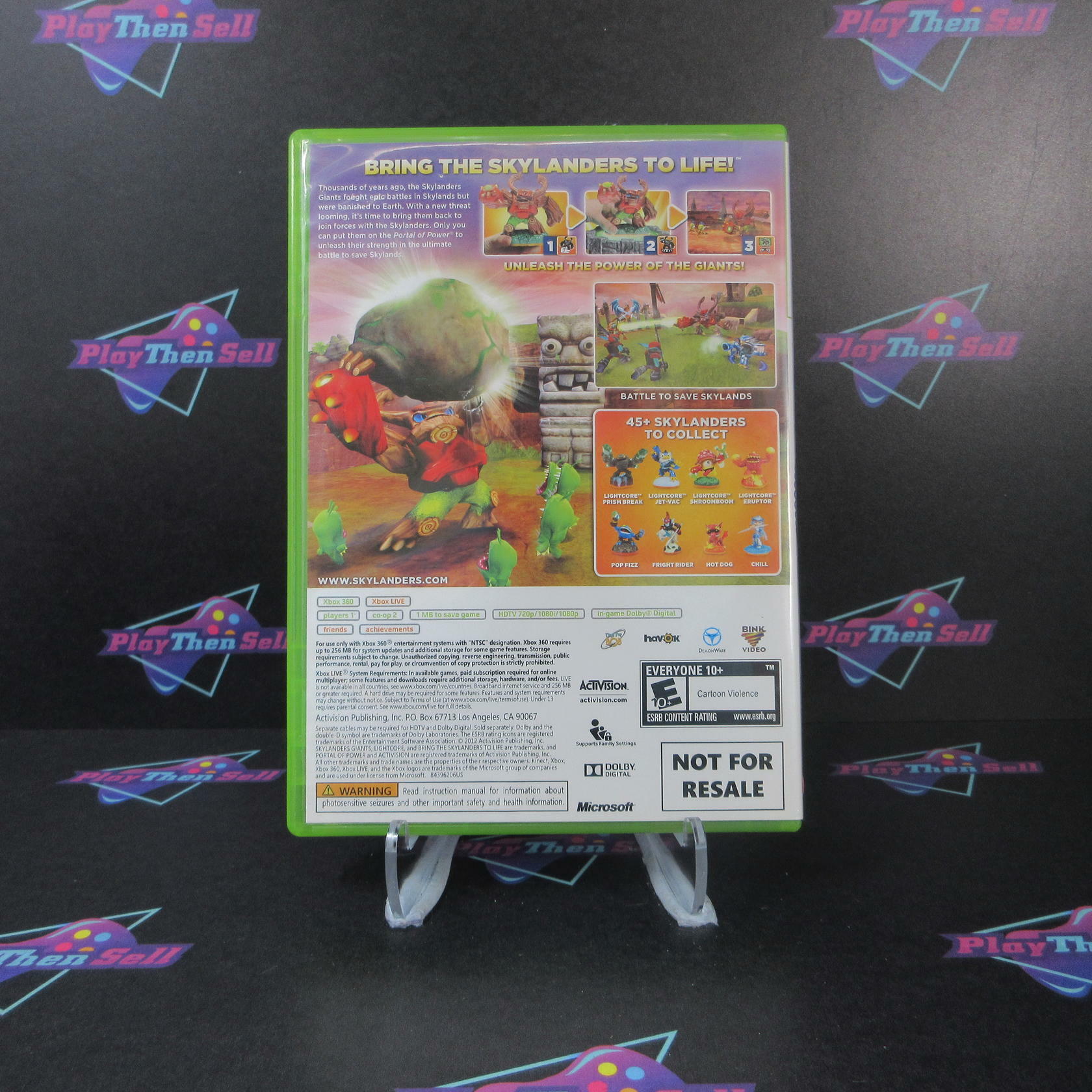 Skylanders Giants Xbox 360 AD Complete CIB - Very Good