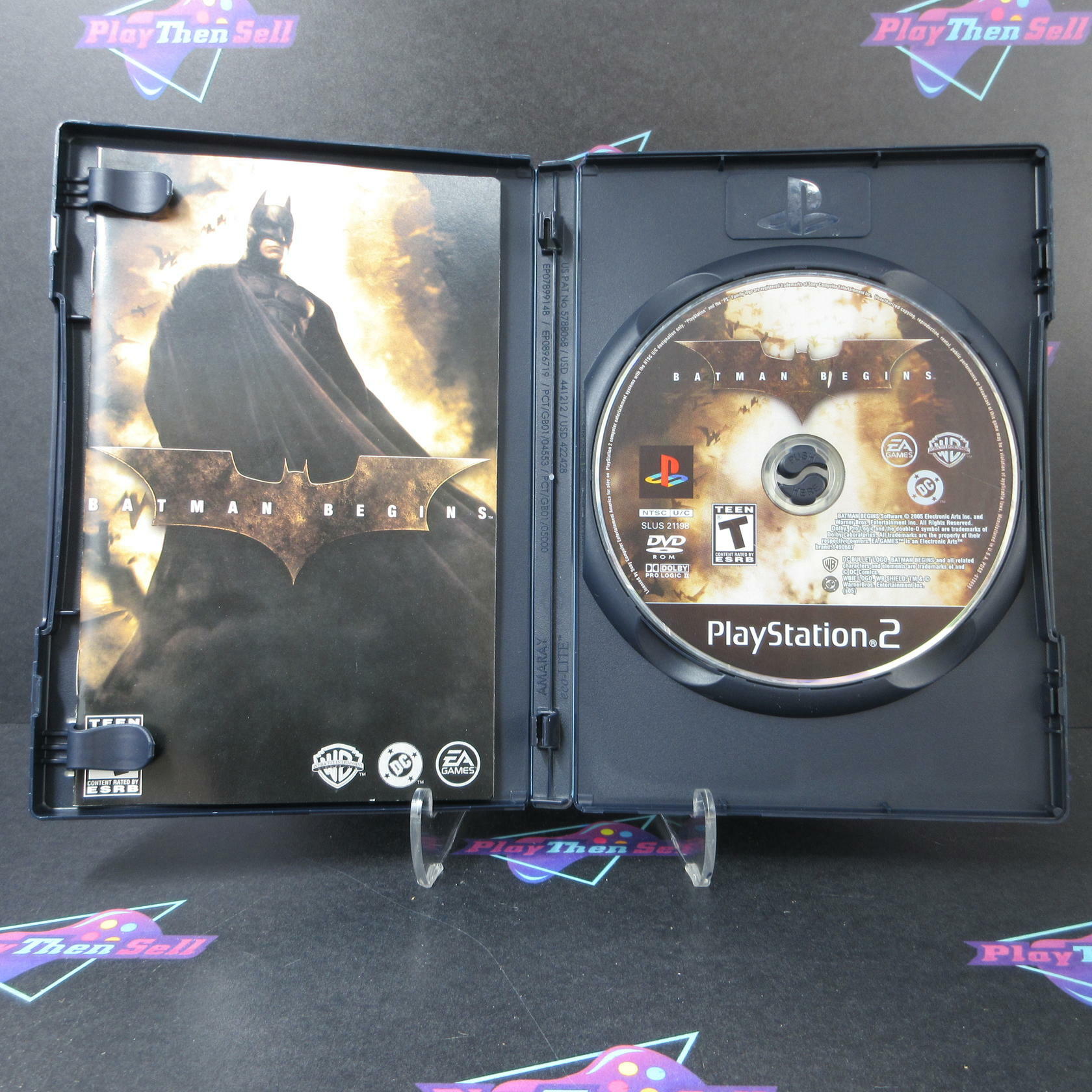 Batman Begins PS2 PlayStation 2 DD Complete CIB - Very Good