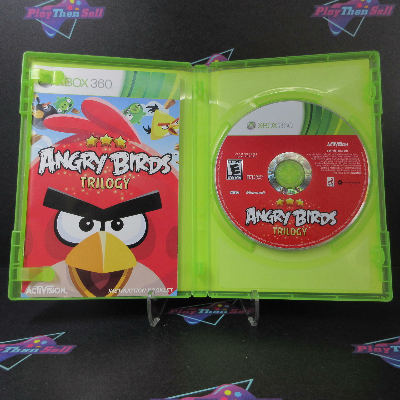 Angry Birds Trilogy Microsoft Xbox 360 AD Complete CIB - Very Good