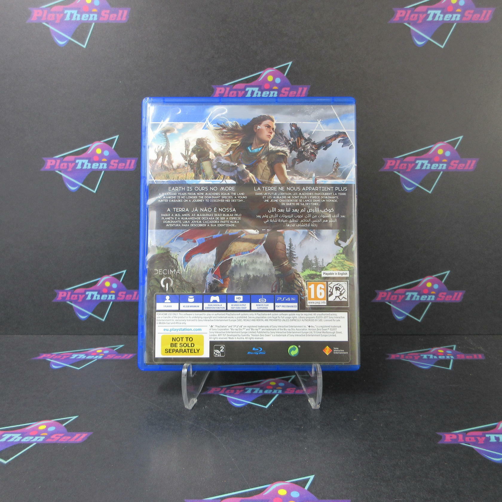 Horizon Zero Dawn PlayStation 4 PS4 PAL - Like New
