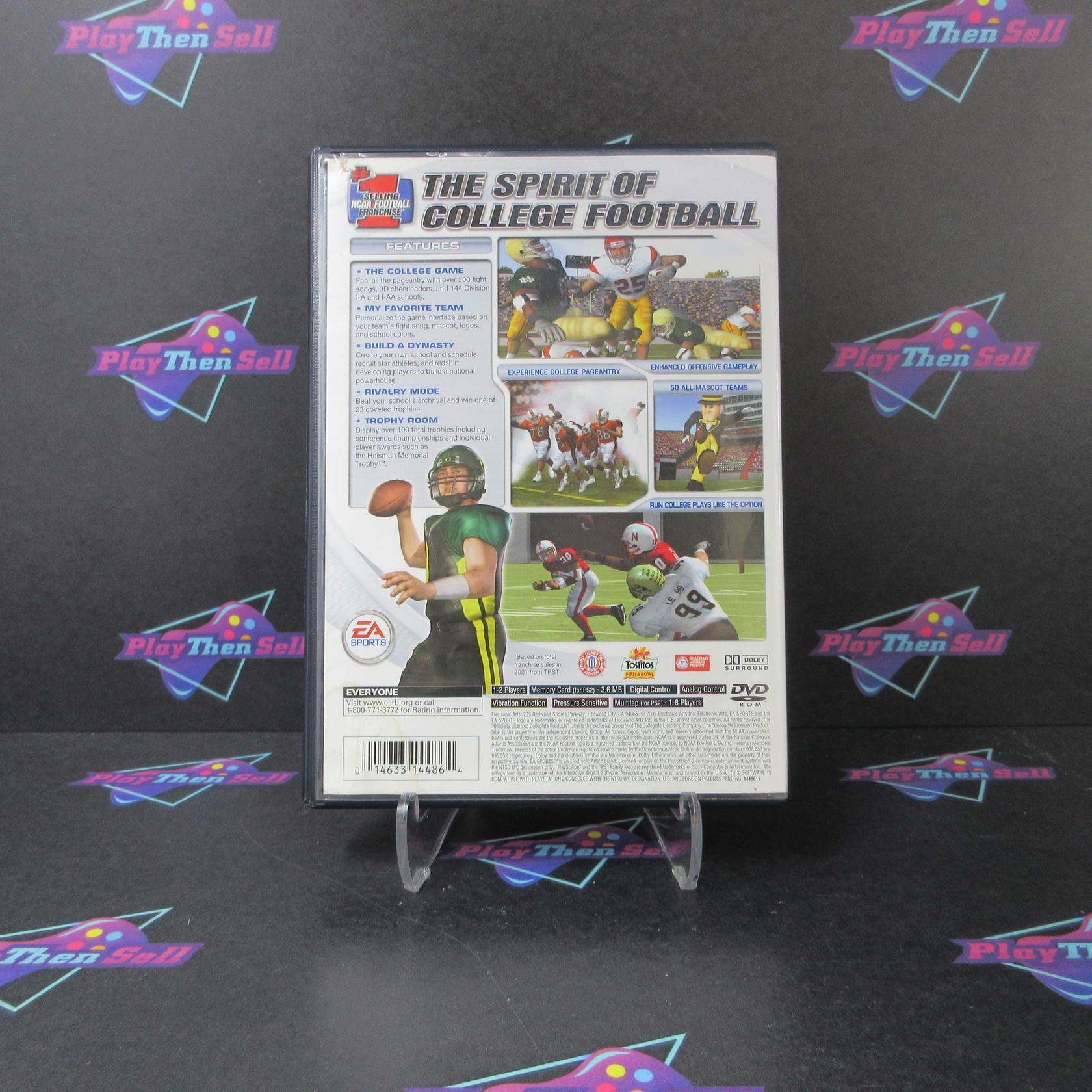 NCAA Football 2003 PS2 PlayStation 2 AD/NM - Very Good